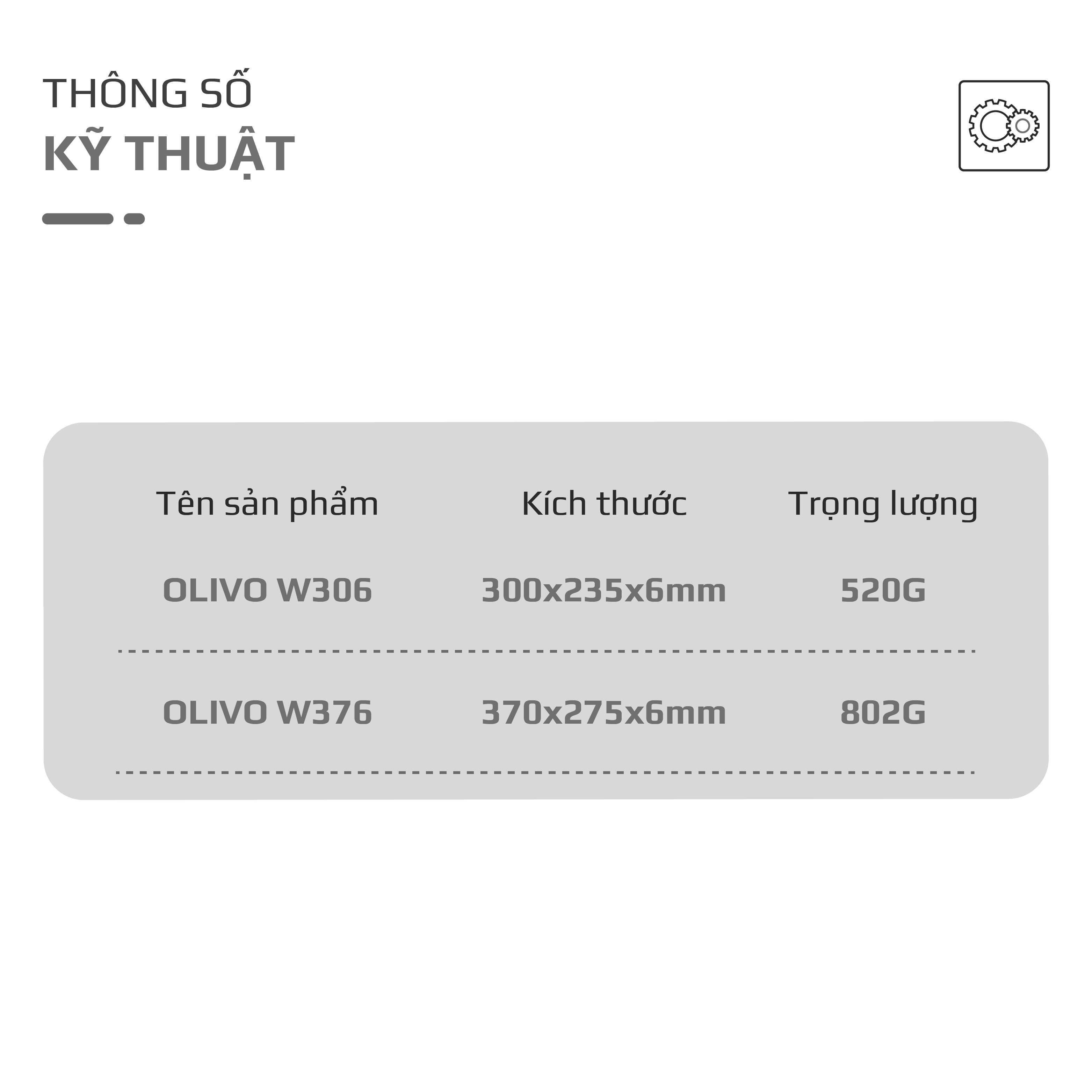 Thớt Gỗ OLIVO Wood Fiber W306 - 4