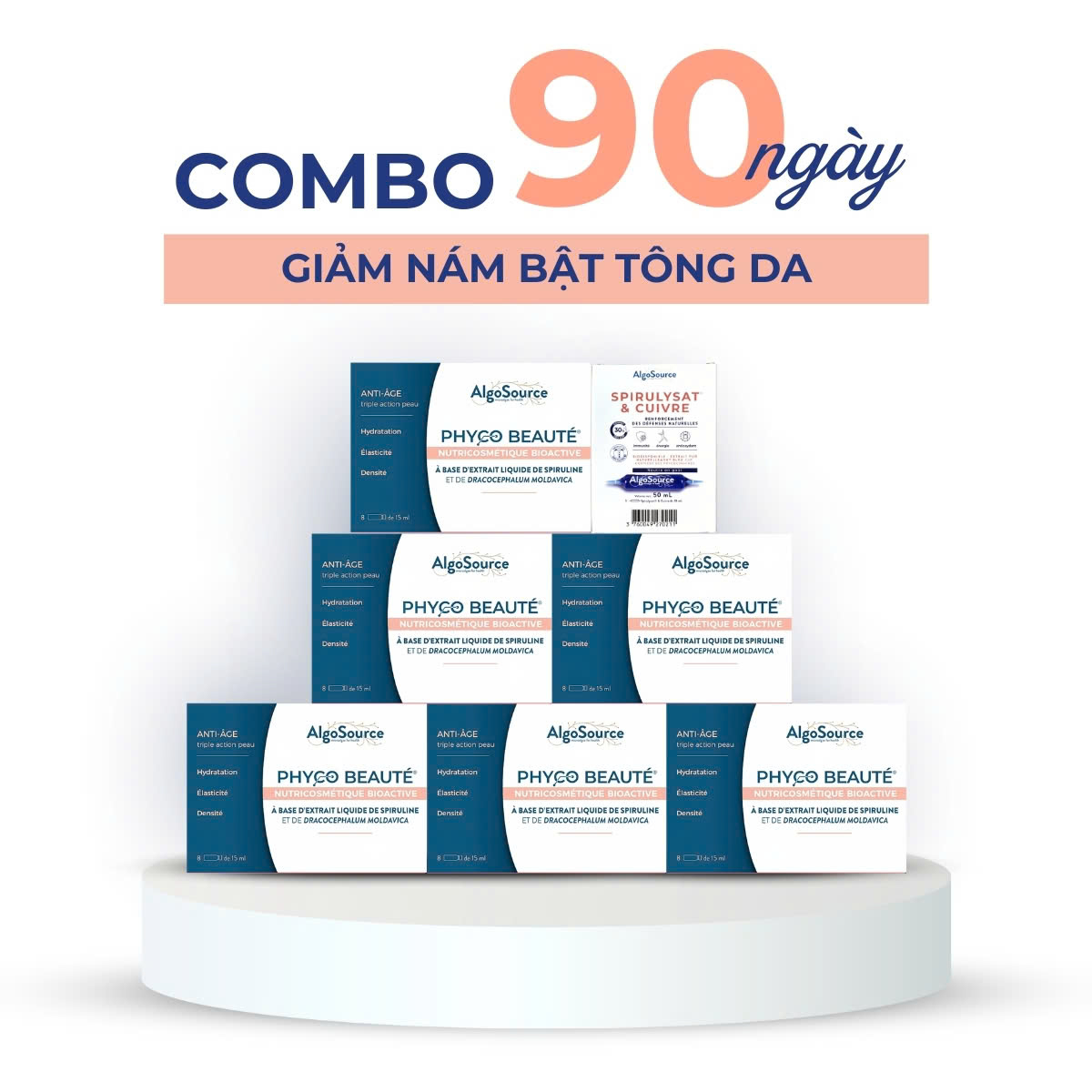 Combo 90 ngày giảm nám - Bật tông da - Phân phối chính hãng