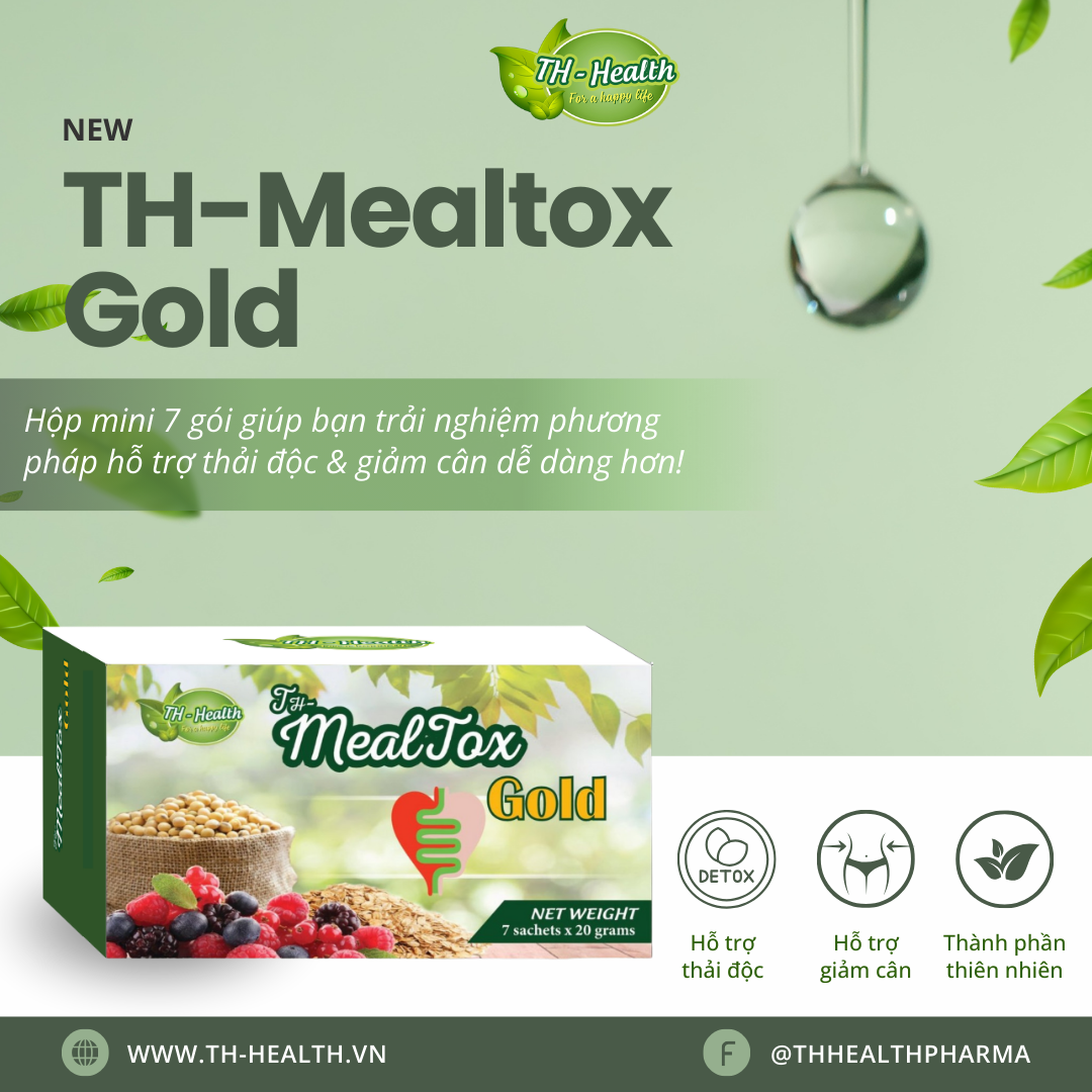 Thực phẩm bảo vệ sức khỏe TH-Mealtox GOLD (Hộp 07 gói)