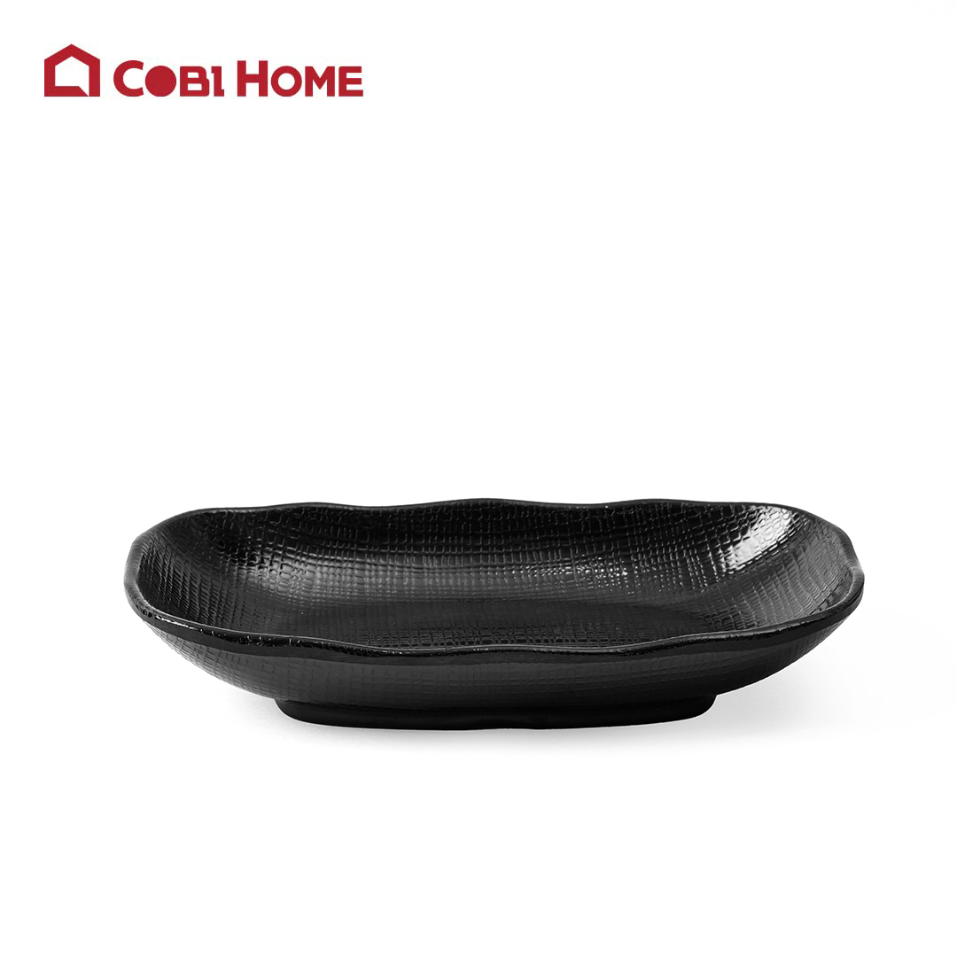 Dĩa đen Yangge hình bầu dục