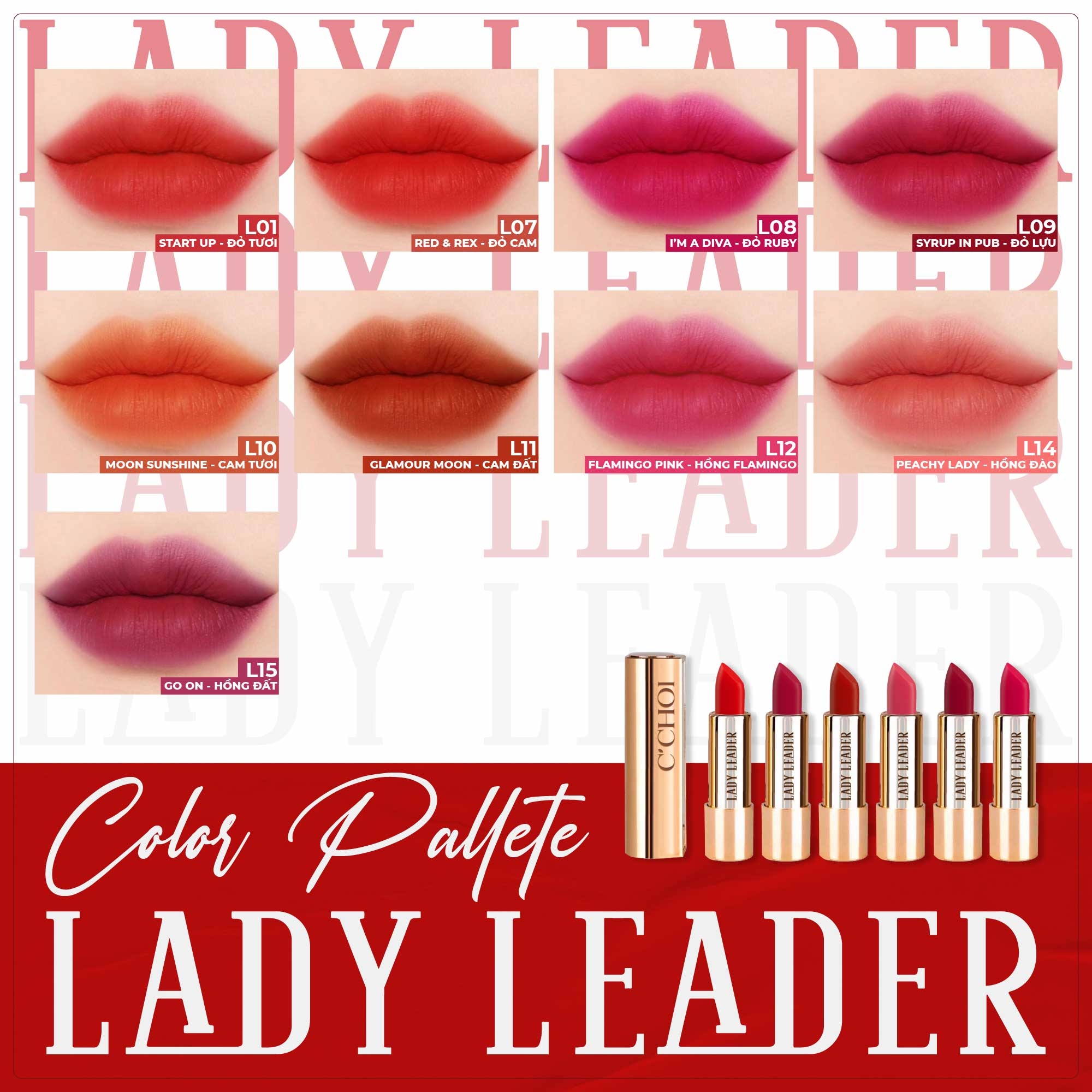 Son Sáp C’Choi - Lady Leader - Phân phối chính hãng