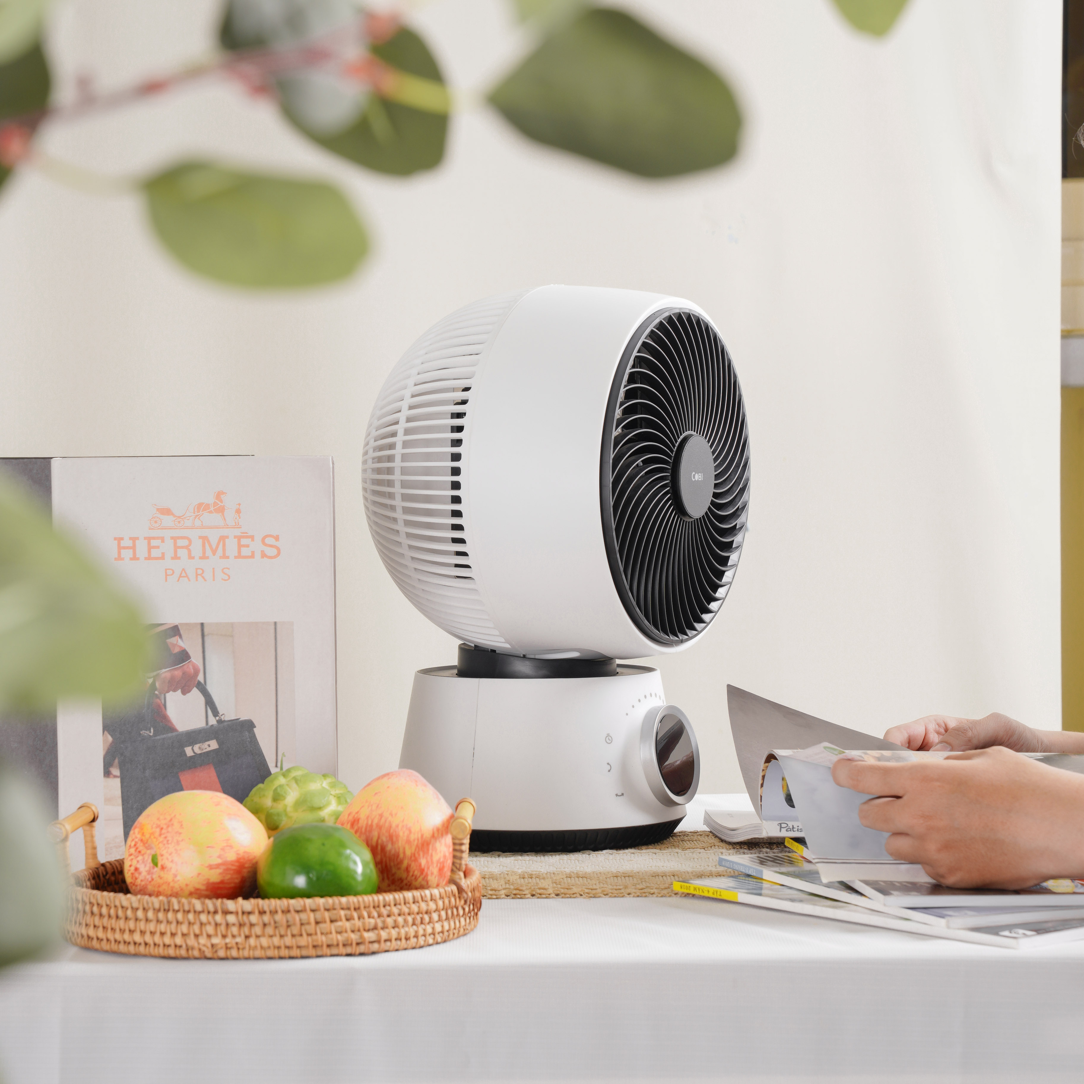 Quạt tuần hoàn không khí để bàn 8" COBI - Điều khiển từ xa, Hẹn giờ, Xoay tự động 3D 360°_341729