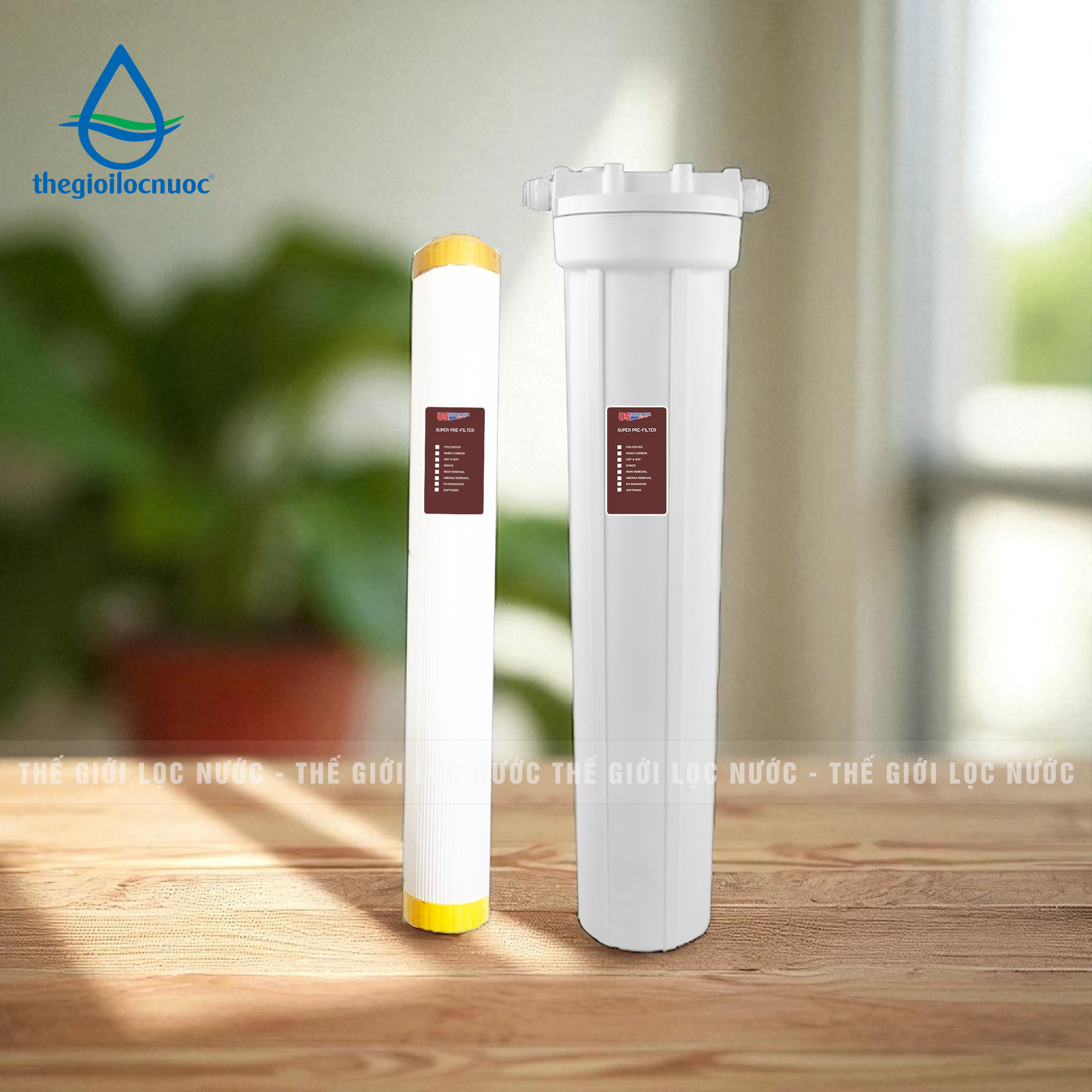Bộ lọc chặn 20" nâng PH, model: PREF-PH-20