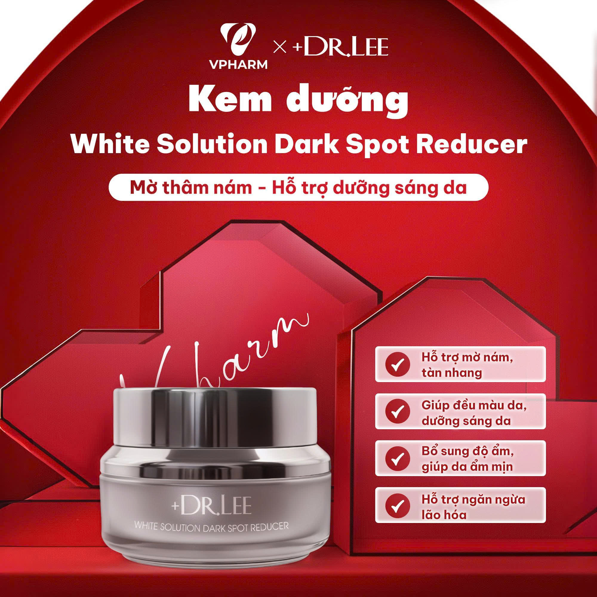 Kem Dưỡng Trắng, Mờ Thâm Nám & Ngừa Lão Hóa +Dr.Lee White Solution Dark Spot Reducer (30g) - 2