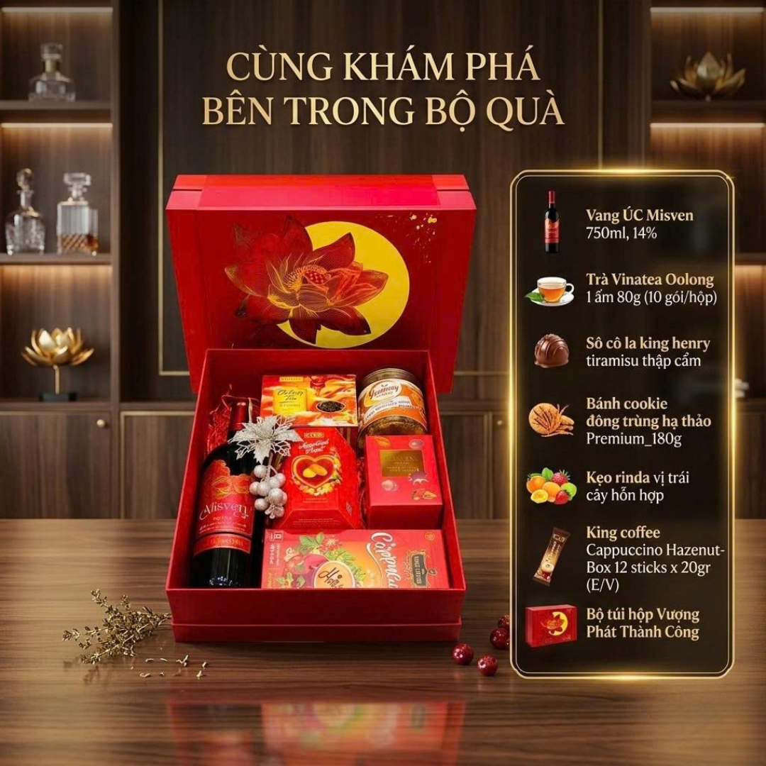 Quà Tặng Đối Tác Cao Cấp Vượng Phát Thành Công – Set Quà Biếu Doanh Nghiệp Sang Trọng (Kèm Túi Cao Cấp) - 2