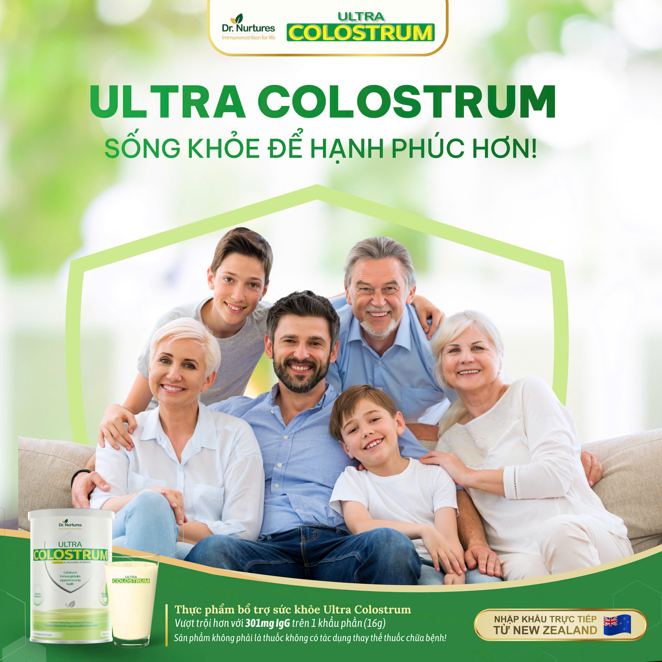 Sữa Non Ultra Colostrum (mẫu mới)