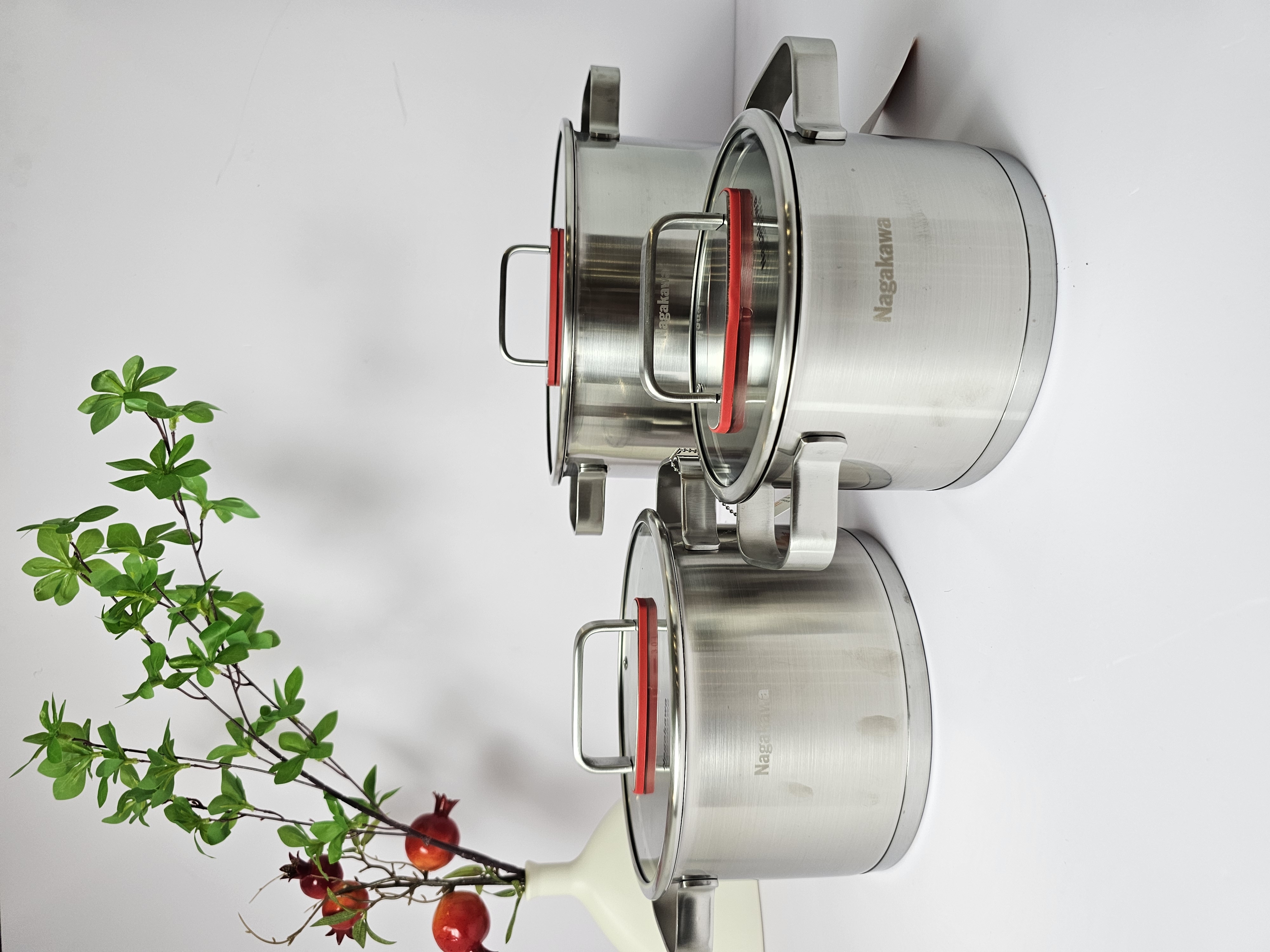Bộ nồi inox Nagakawa NAG1357 - Phân phối chính hãng