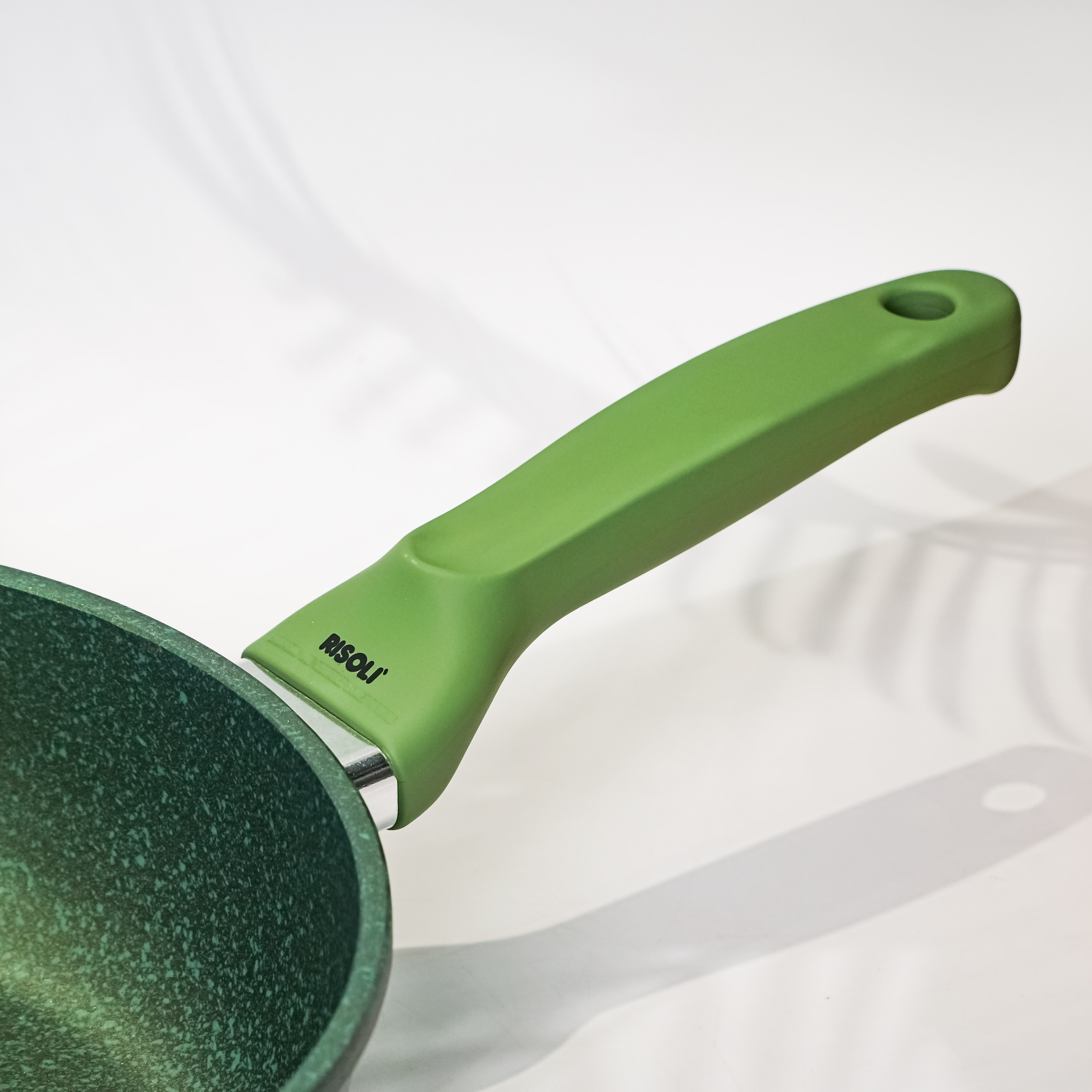 CHẢO CAO CẤP RISOLI CÓ NẮP ĐÁY TỪ DR.GREEN - Model: Risoli-00105DRIN/28