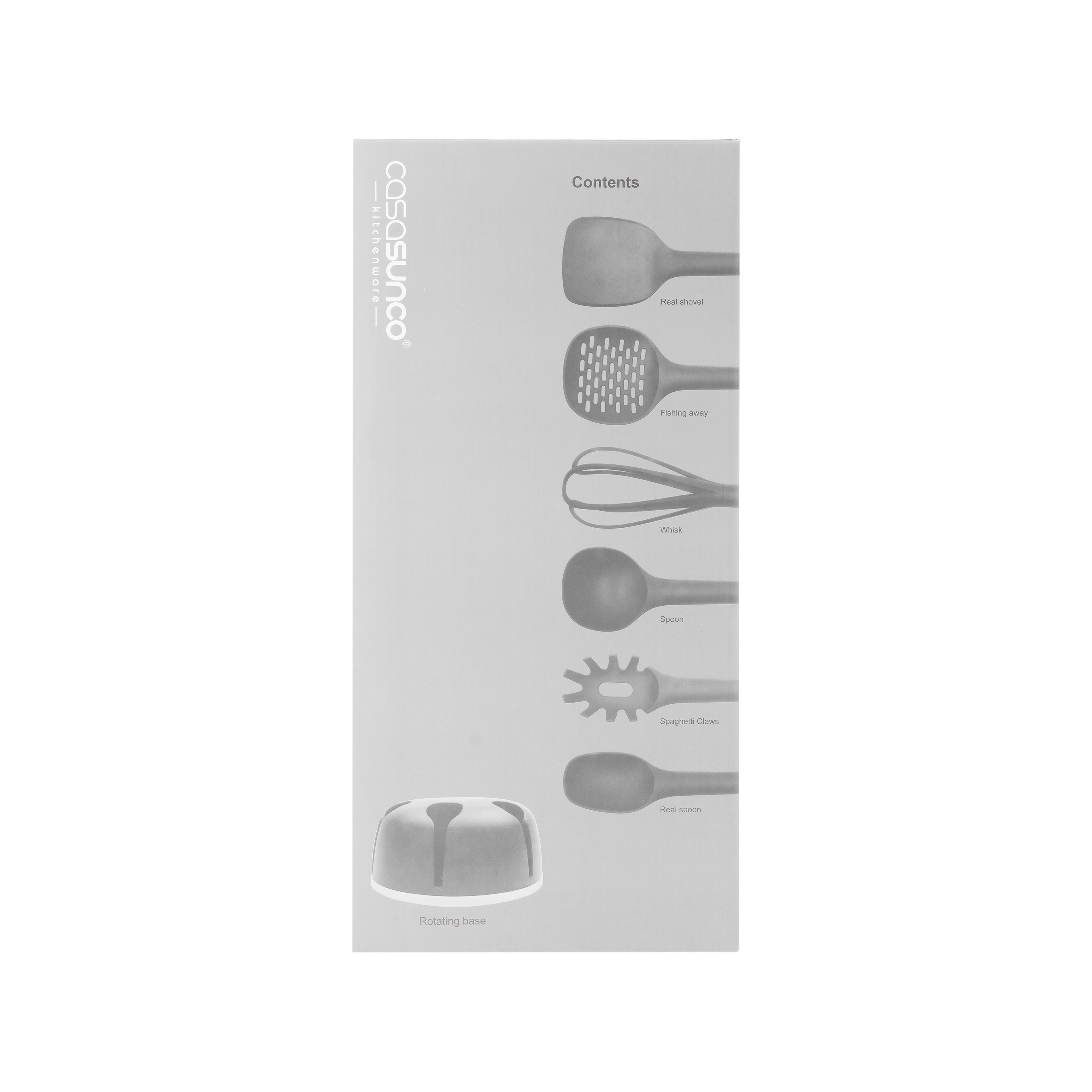 Bộ đồ dùng nilon nhà bếp set 6 màu xanh - Cobi Home - 369926