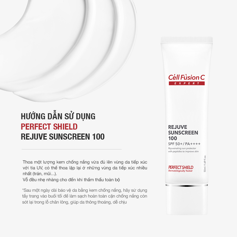 Kem Chống Nắng Bảo Vệ, Tái Tạo Da Cell Fusion C Expert Rejuve Sunscreen 100 SPF50+/ PA++++ 50ML