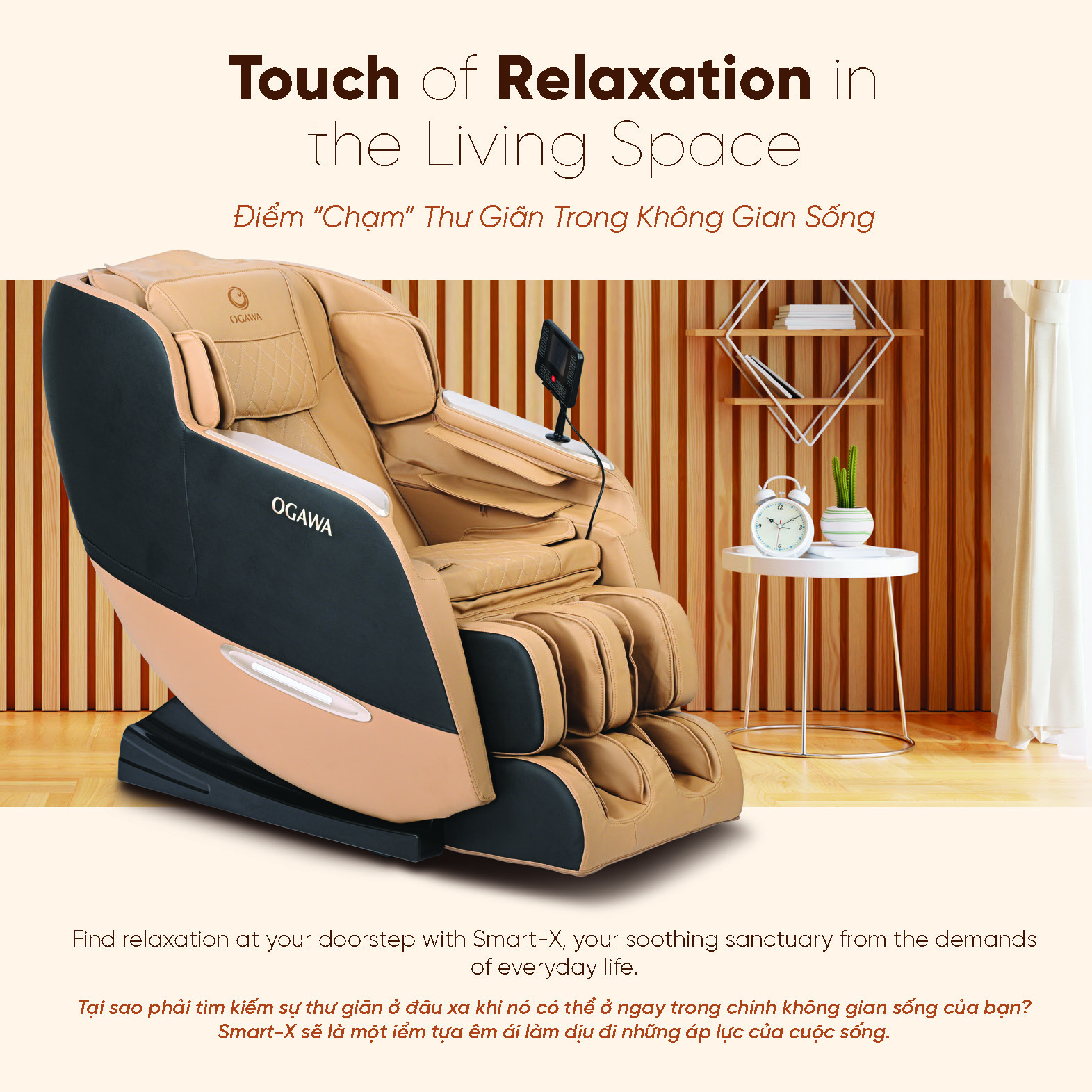 Ghế massage Smart X, hiệu Ogawa, (OGVN-3003)