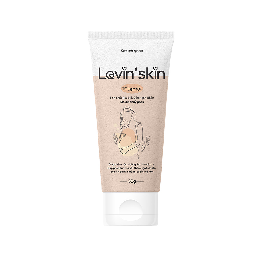  Kem mờ rạn da Lovin'skin dưỡng ẩm, giảm rạn da cho phụ nữ mang thai và sau sinh 50g-duoc-ban-tai-Siêu Thị Ánh Nguyệt