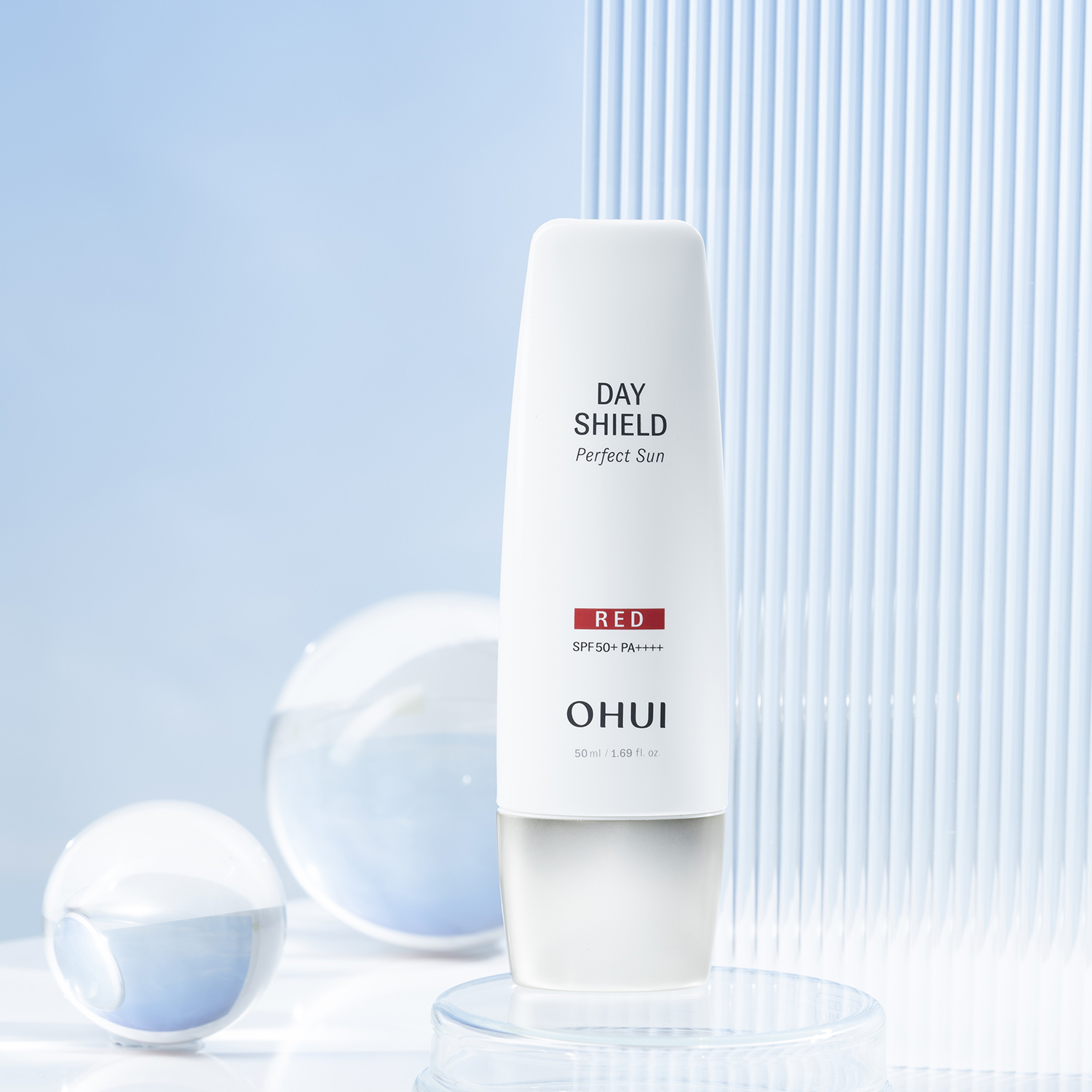 Kem chống nắng OHUI RED có UV cao, ngăn bụi bẩn, chống thấm nước và giúp giảm vết ửng đỏ - 50ml - 4