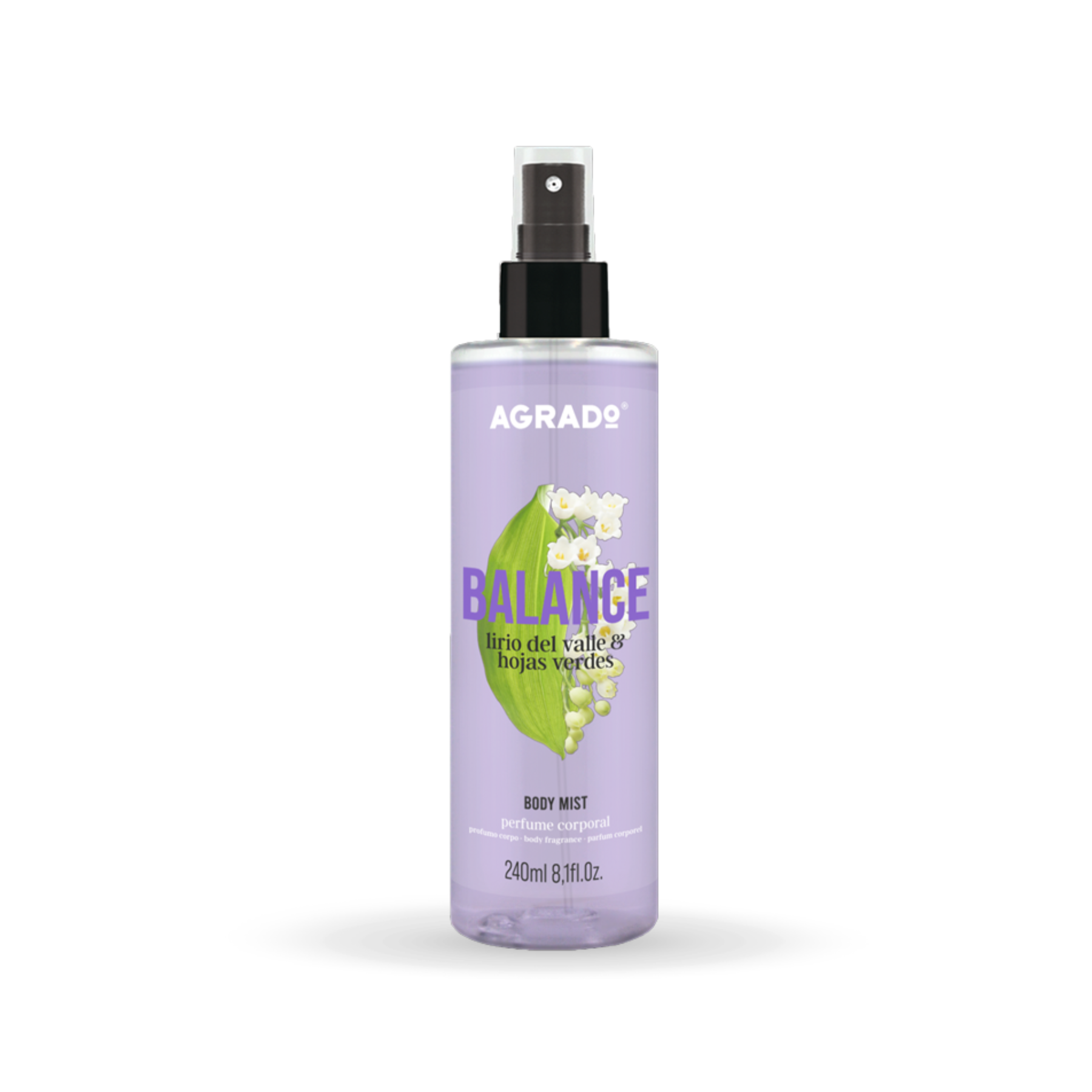 Xịt thơm Agrado toàn thân Balance 240ml - Phân phối chính hãng