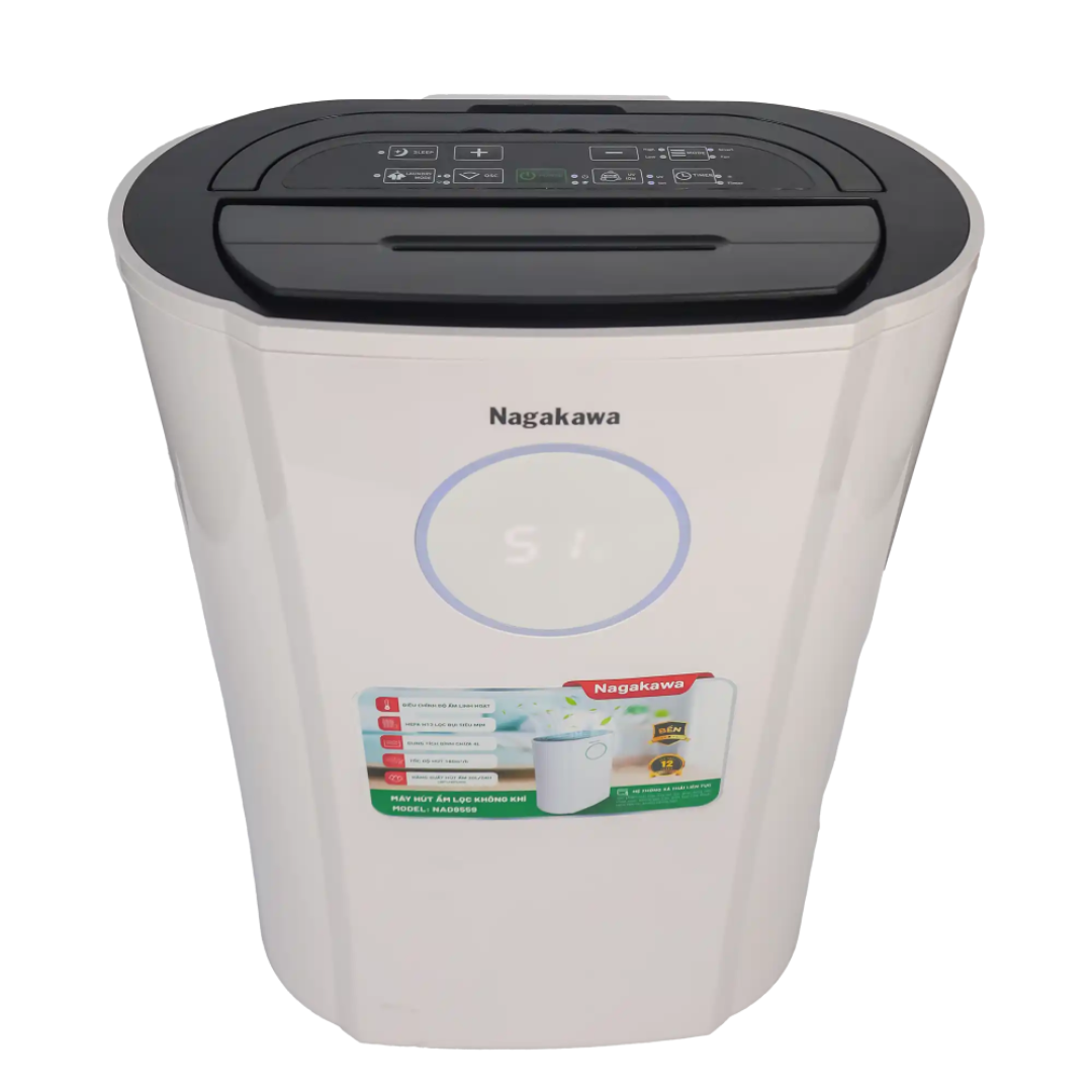 Máy hút ẩm lọc không khí 20L Nagakawa NAD8559 - 8