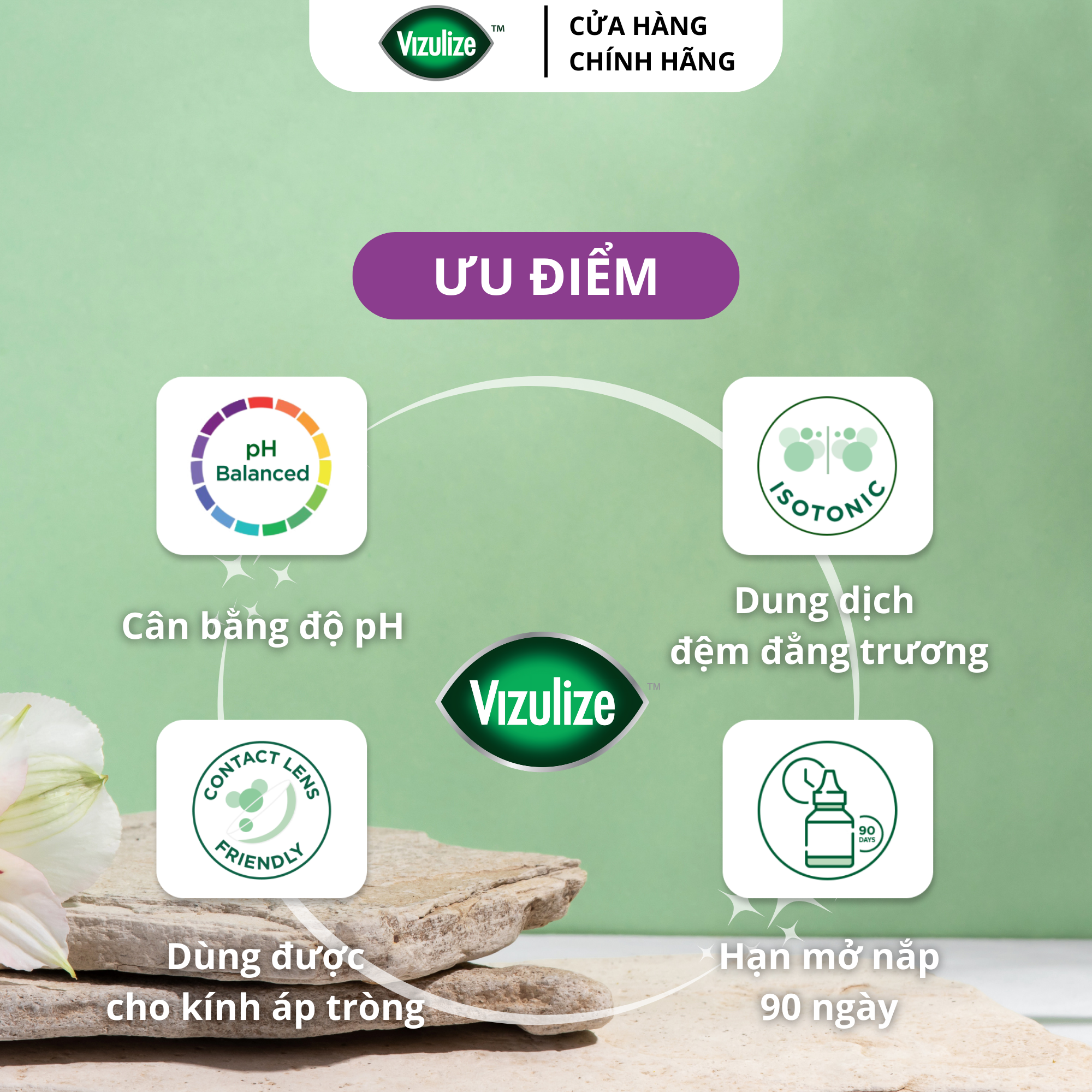 Dung dịch nhỏ mắt Vizulize giảm mệt mỏi mắt - 3