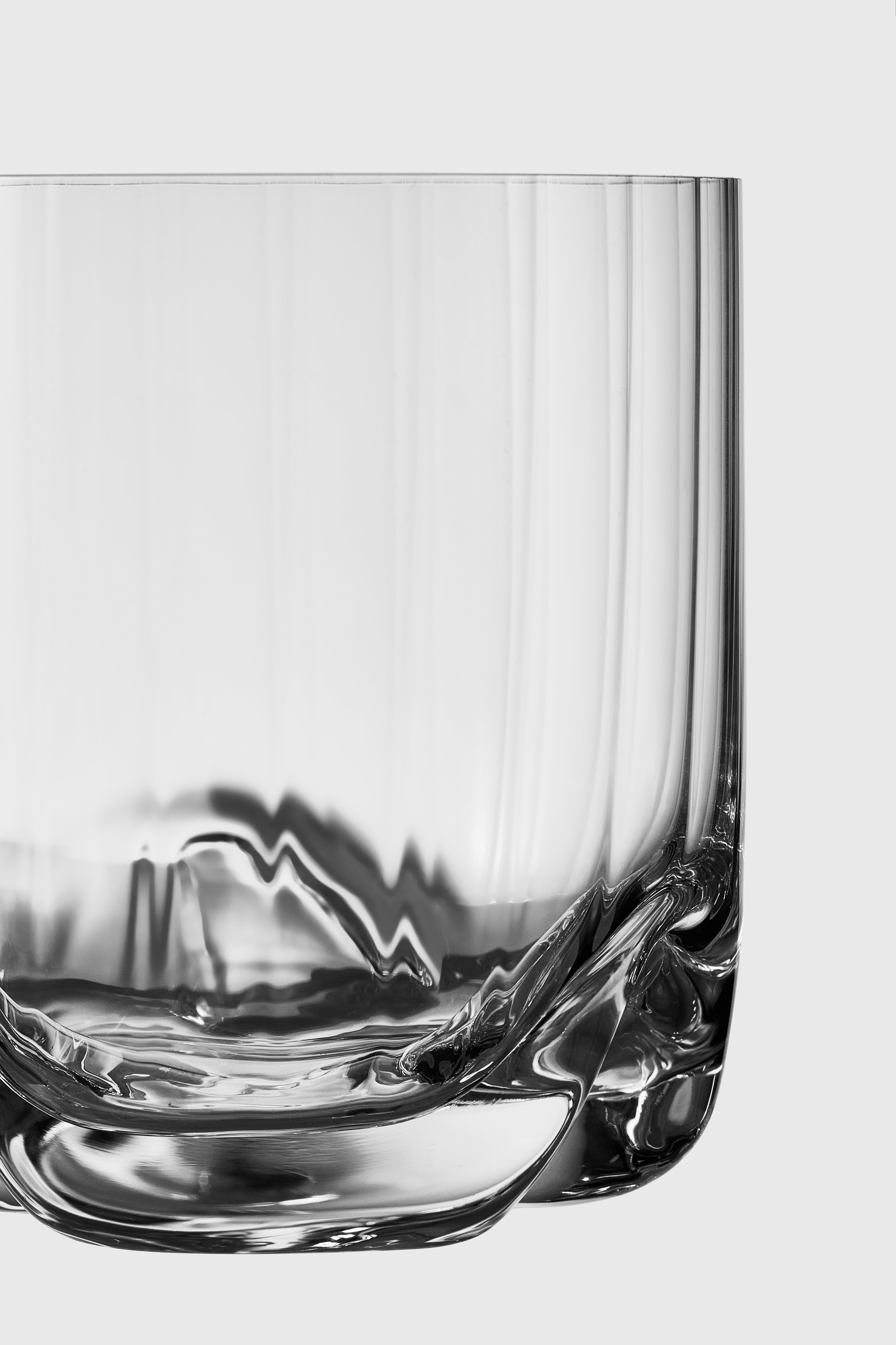 Ly uống nước và whisky pha lê 410ml Bohemia Royal Crystal Set 6 ly - MODEL: Barware Trio Waterfall 410ml