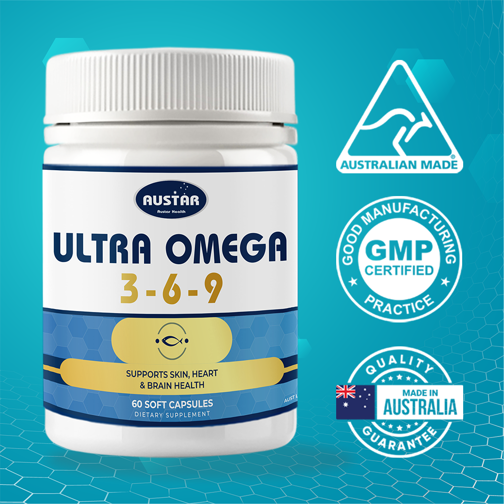 Viên Uống Austar Ultra Omega 3-6-9 (Hộp 60 viên)