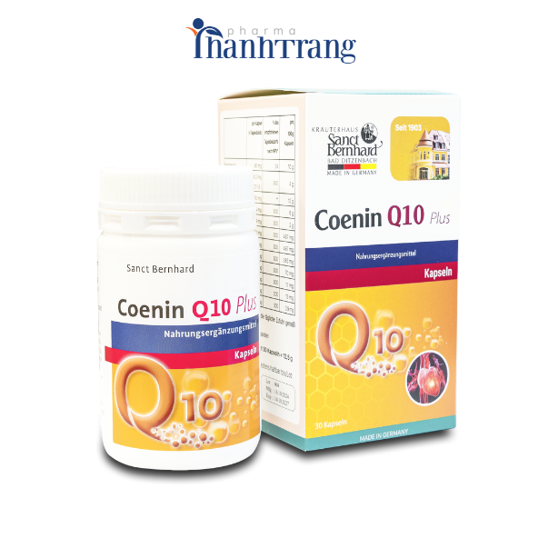 Viên uống Coenin Q10 Plus - KAPSELN hỗ trợ tim mạch (hộp 30 viên)