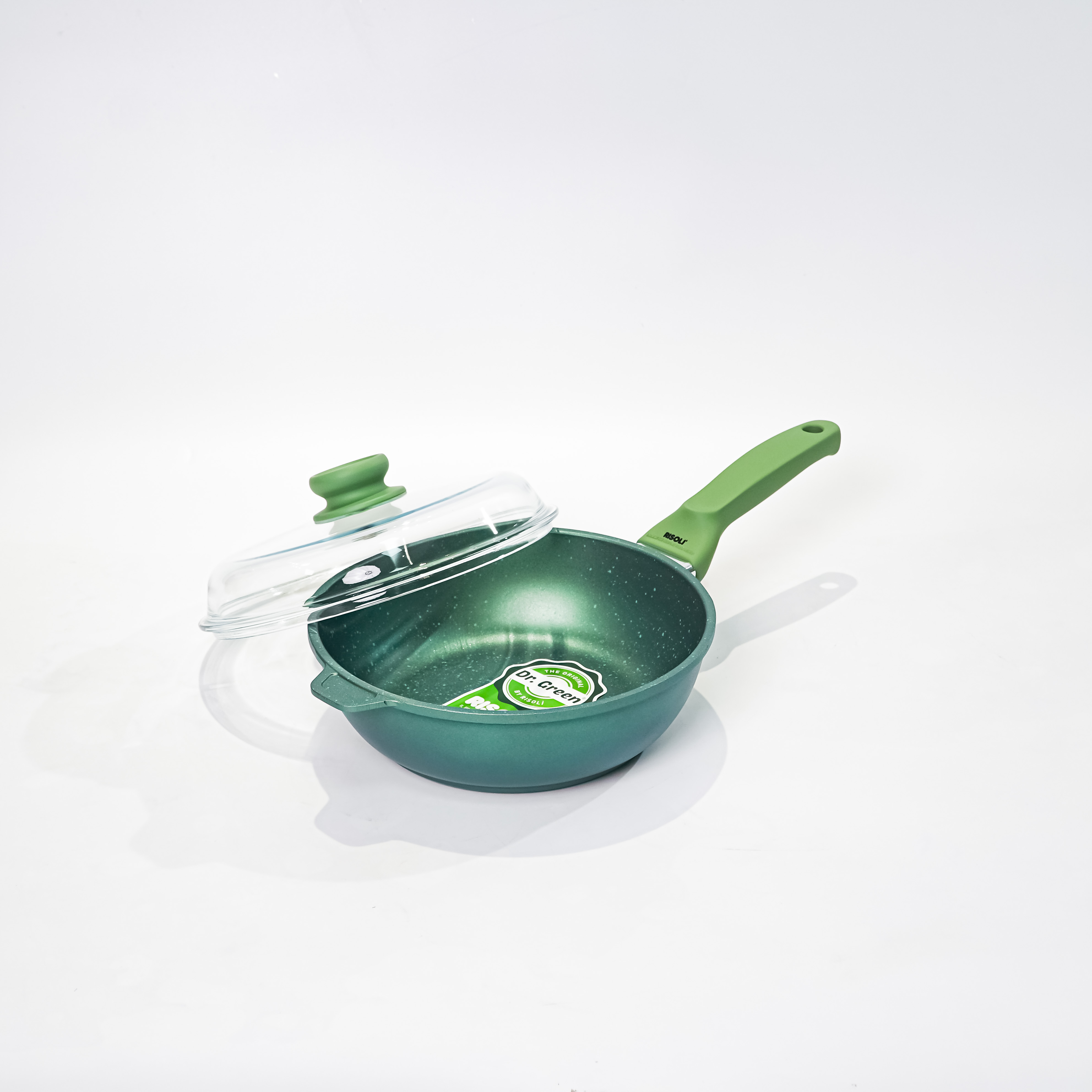 CHẢO CAO CẤP RISOLI CÓ NẮP ĐÁY TỪ DR.GREEN - Model: Risoli-00105DRIN/24