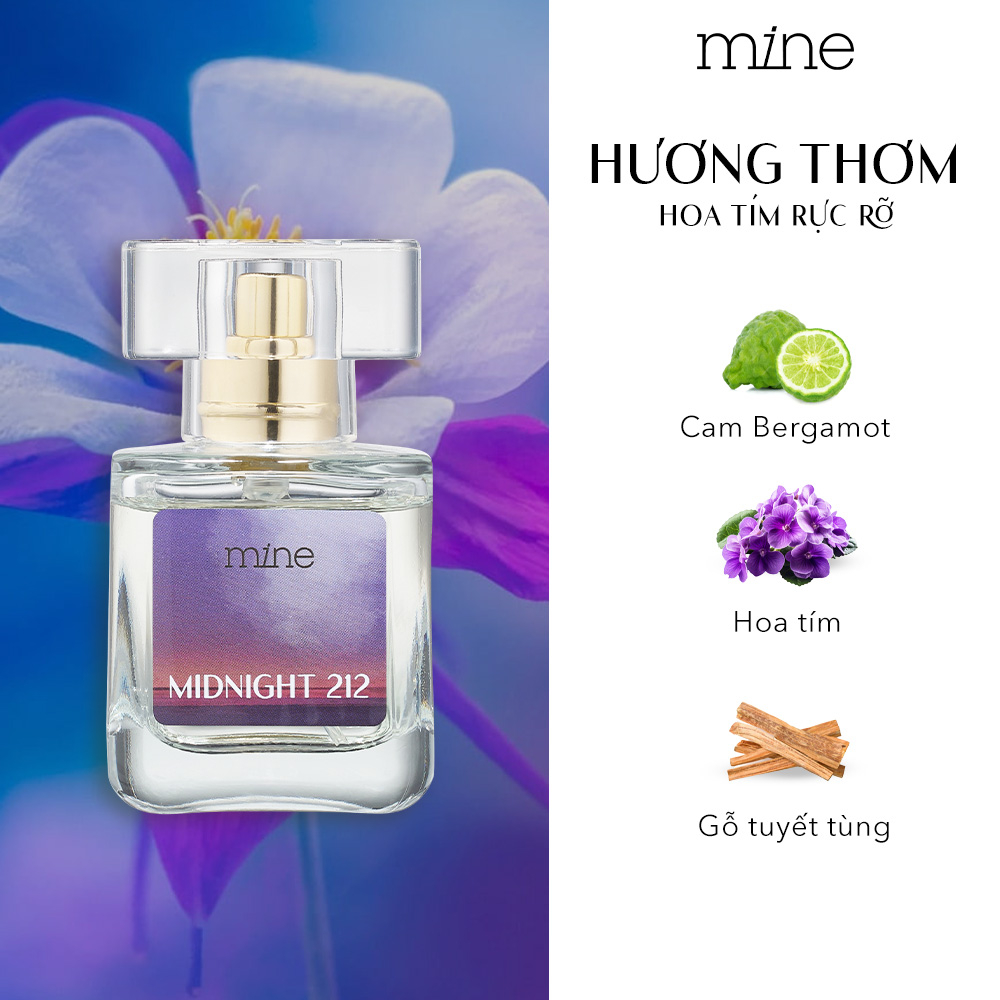 Nước hoa nữ Mine Midnight lưu hương 6-8h 30ml
