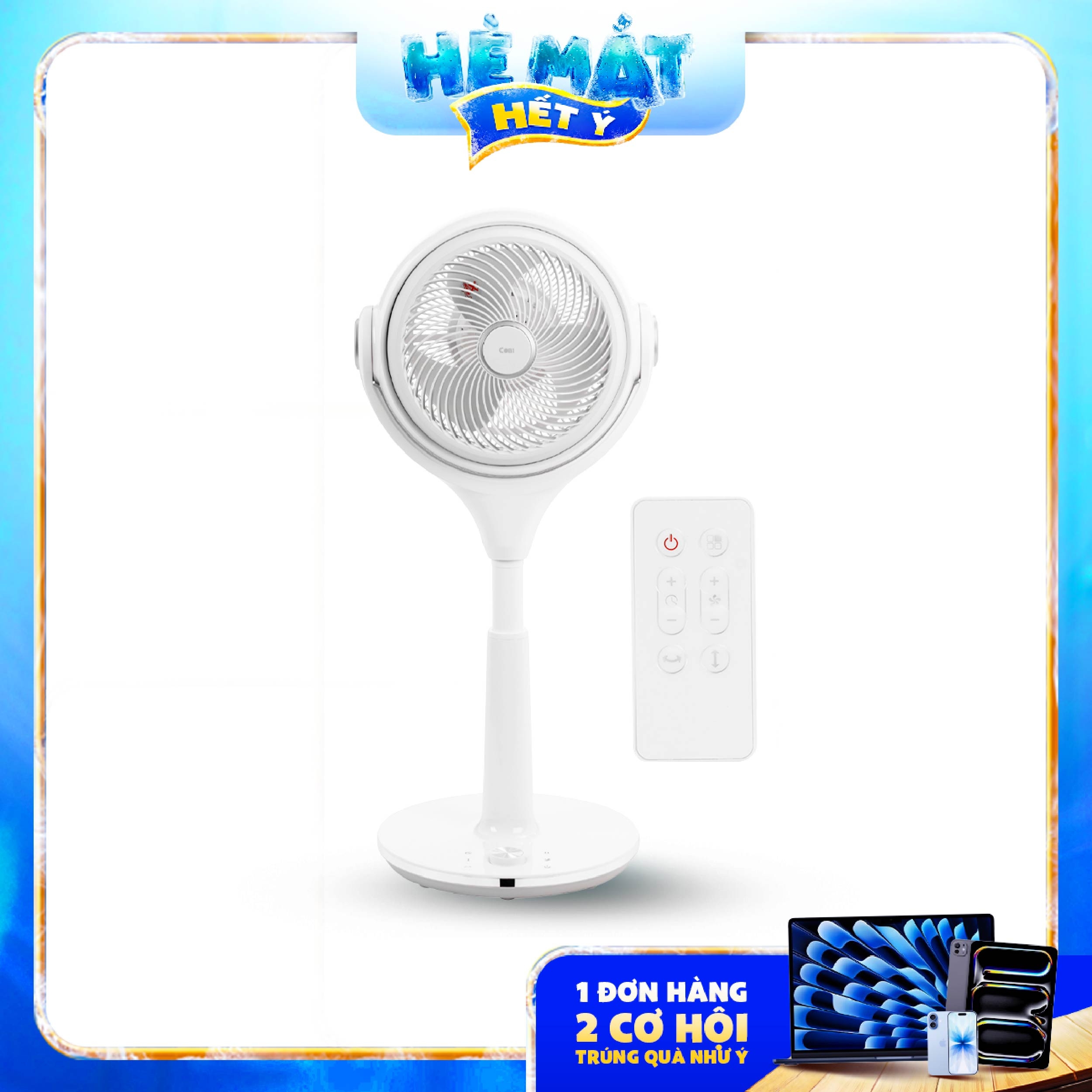 Quạt đứng tuần hoàn tốc độ cao 10" COBI_341731 - Phân phối chính hãng