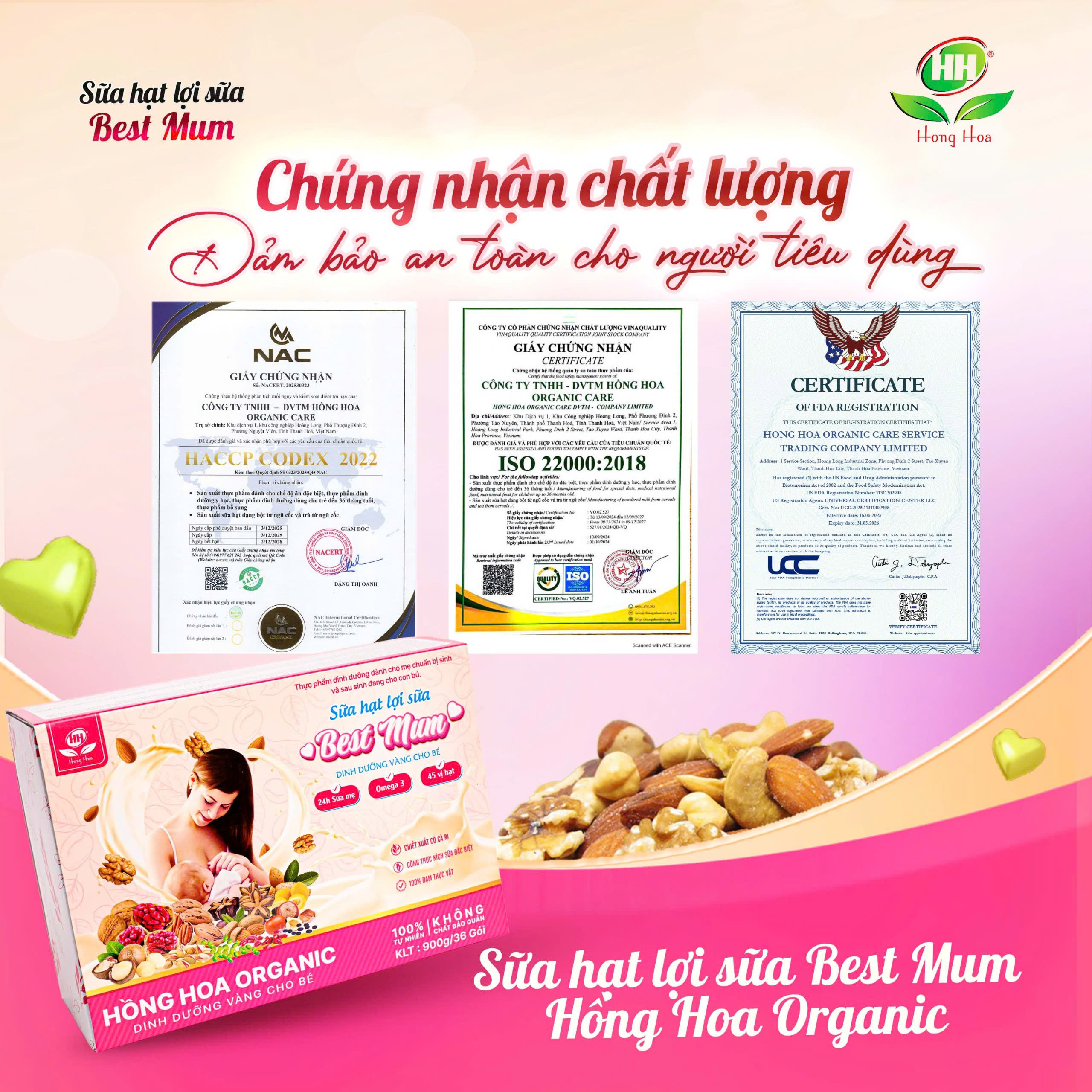 Sữa hạt lợi sữa Best Mum