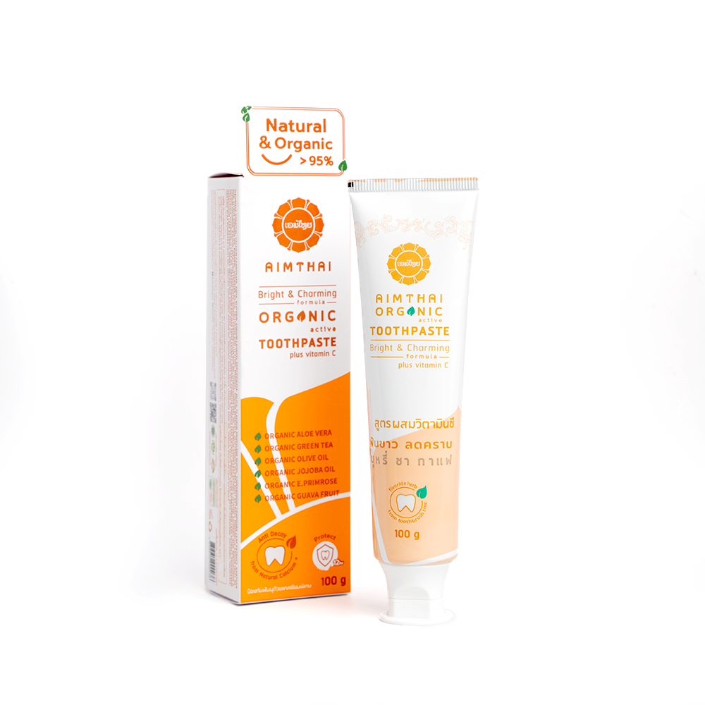 Kem đánh răng Organic Aimthai 100g - Phân phối chính hãng