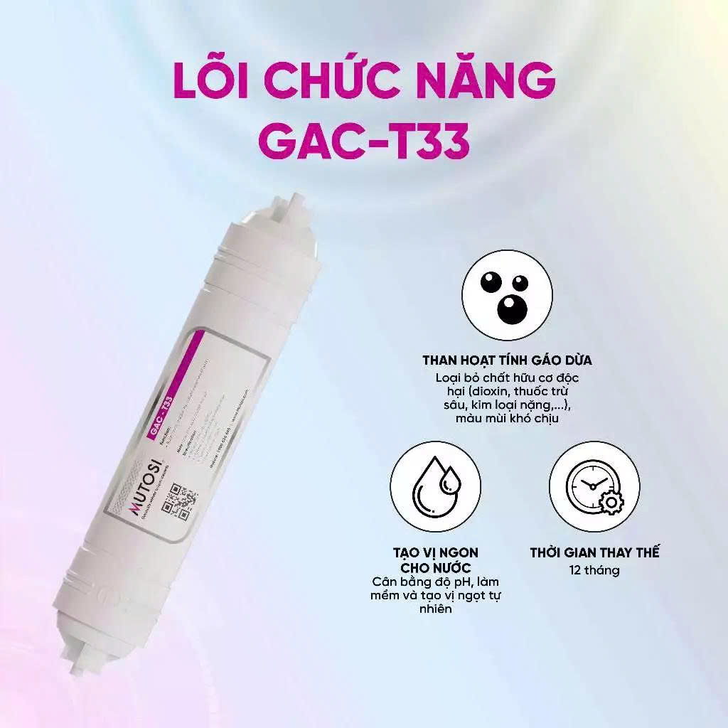 Lõi chức năng GAC-T33 Than hoạt tính nối nhanh