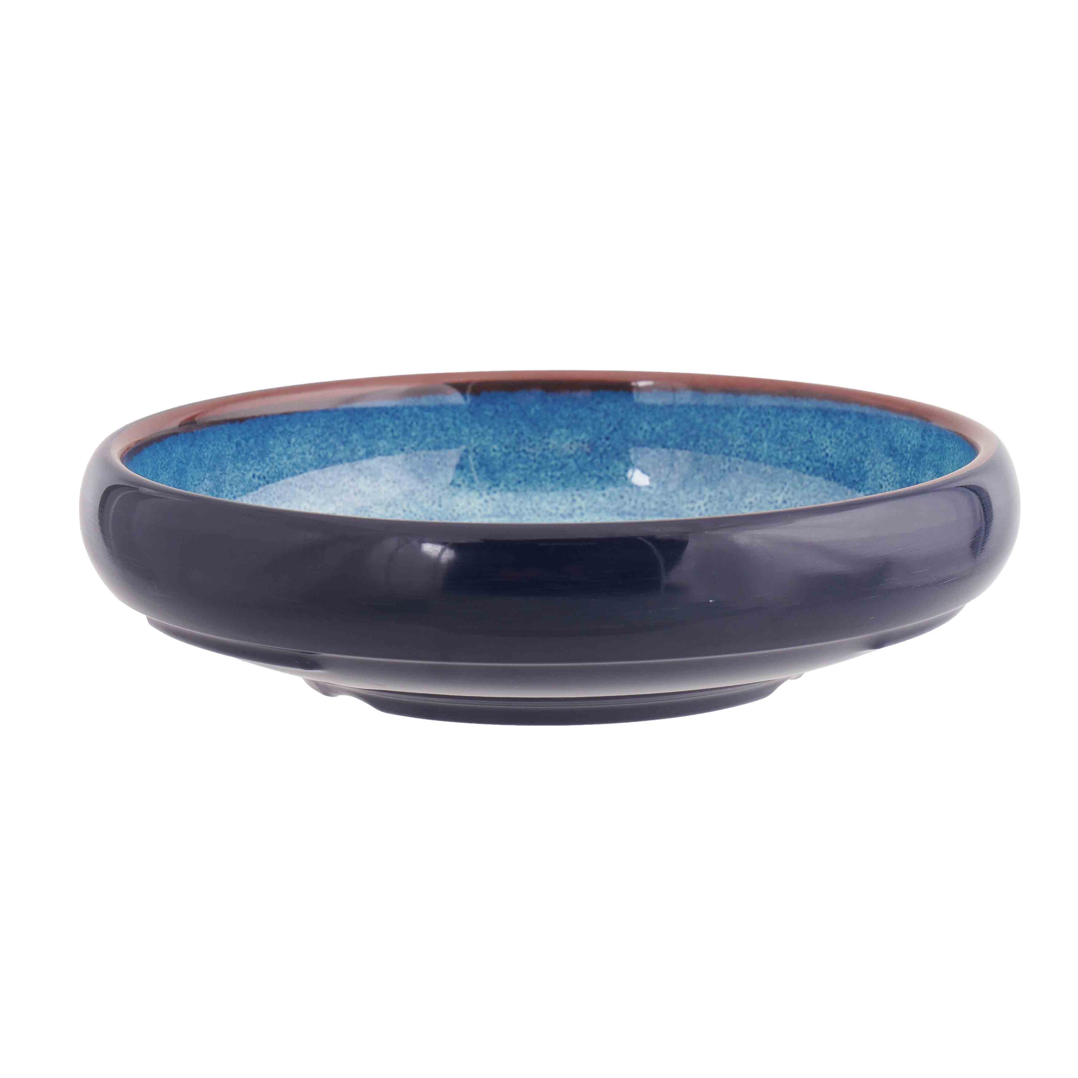 Tô Mela xanh loang vành thấp Size 132x132x28_378513_B305E
