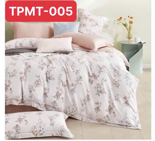 Full bộ ra giường 5 món Tencel 60s Combe