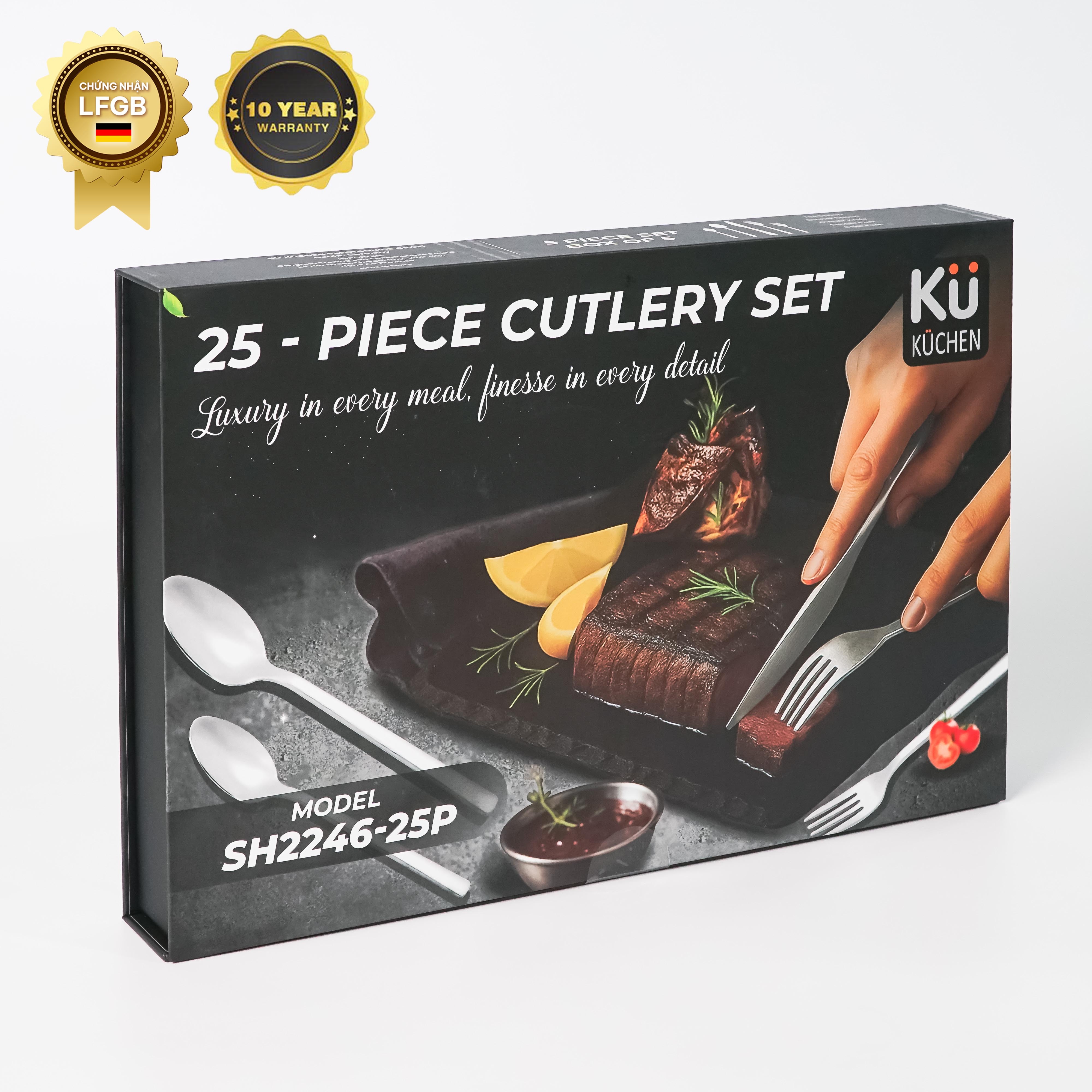 Bộ thìa dĩa bàn ăn Cutlery Set KU SH2246