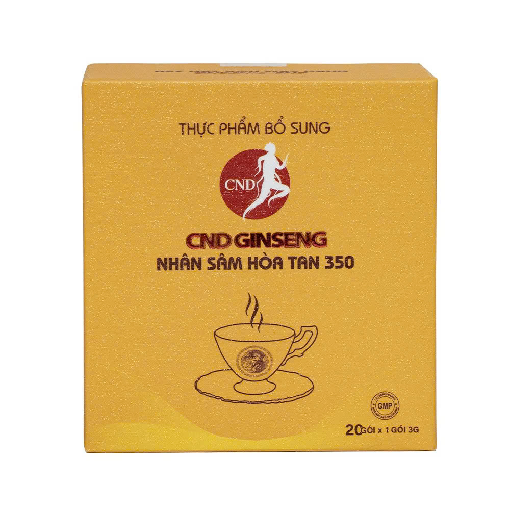 Thực phẩm bổ sung NHÂN SÂM HOÀ TAN 350 - 20 gói (kèm túi)