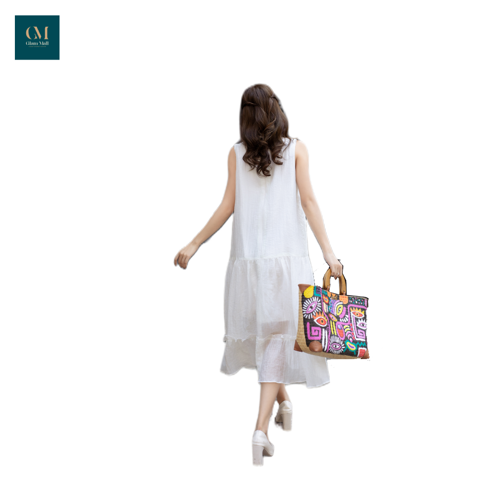 Đầm maxi xòe Joyce-duoc-ban-tai-PL Home & Health Store