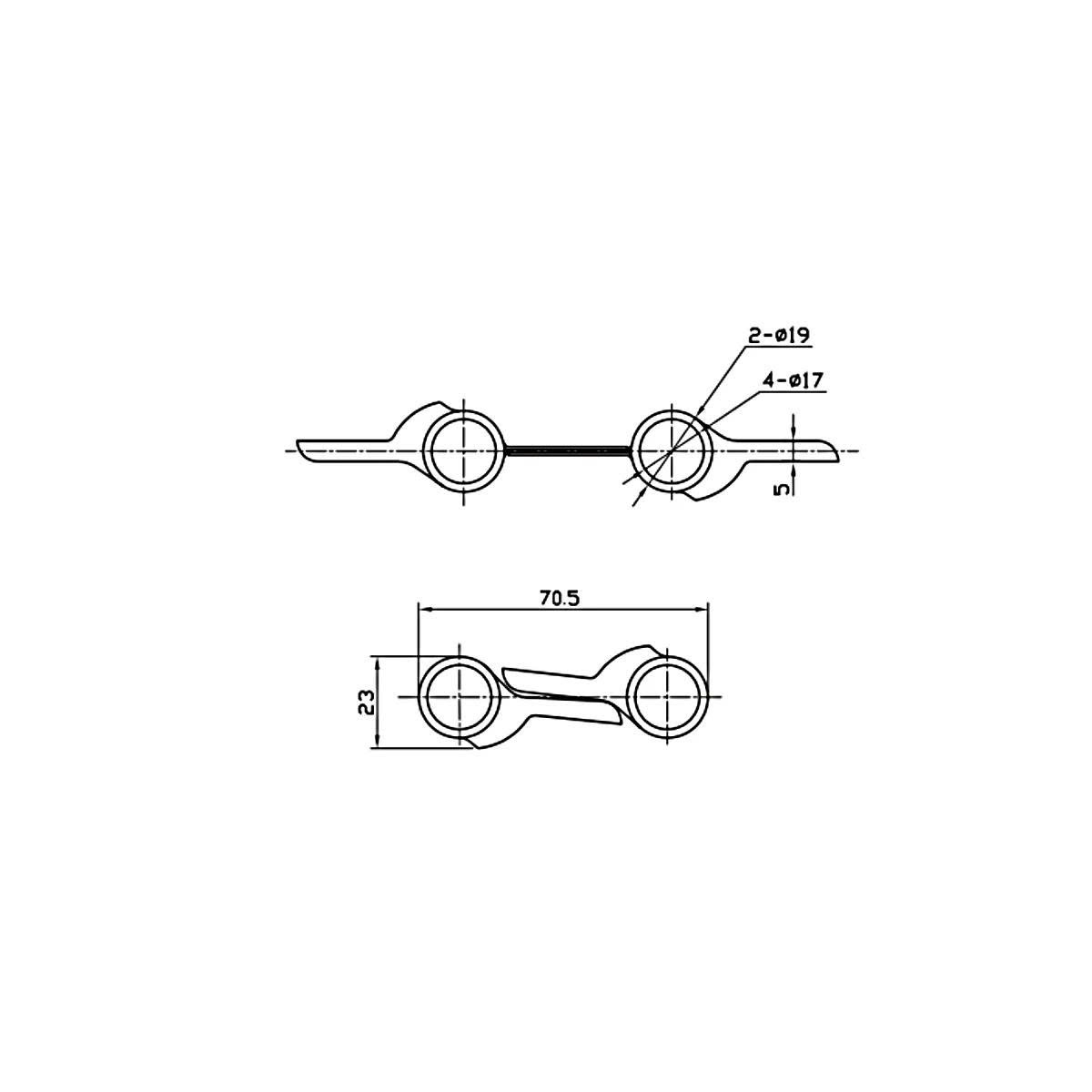 Bản lề bật 2 chiều Hafele 4“ / 12 - 16kg 927.97.020