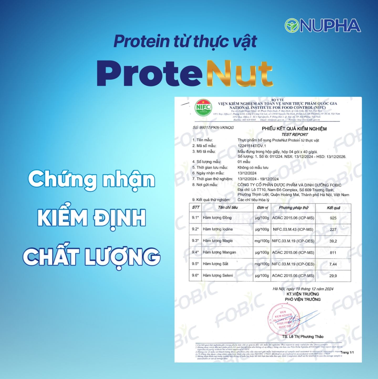 Protein từ thực vật PROTENUT dinh dưỡng toàn diện cho cả gia đình (hộp 14 gói x 40g) - 6