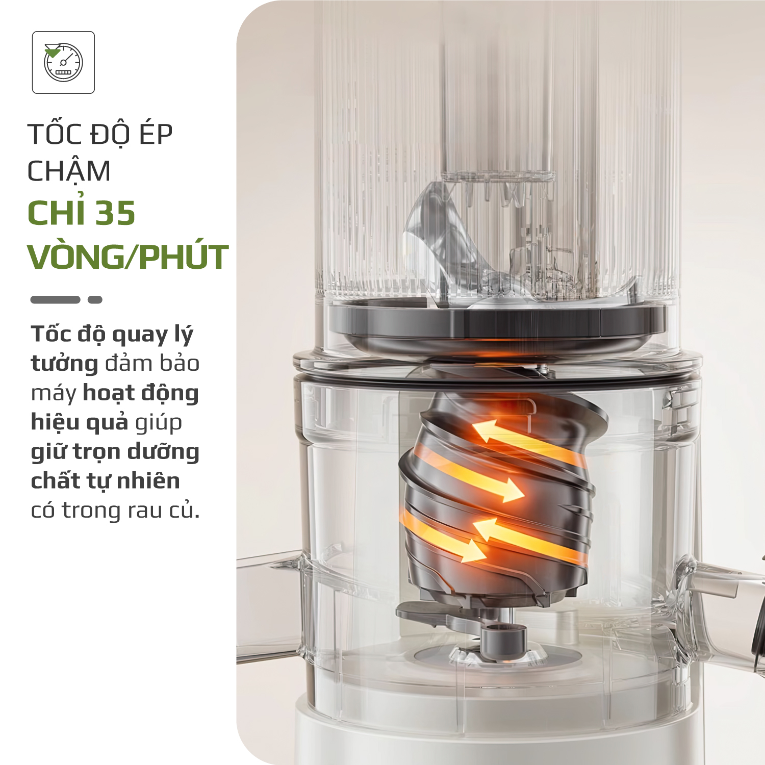 Máy ép chậm OLIVO SJ2000 - 7