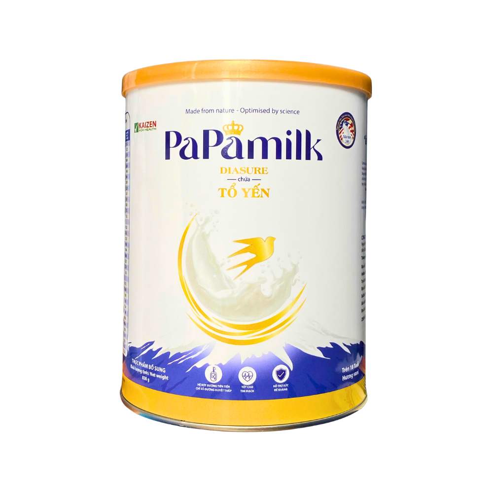 Sữa non tổ yến Papamilk Diasure - Lon 830G