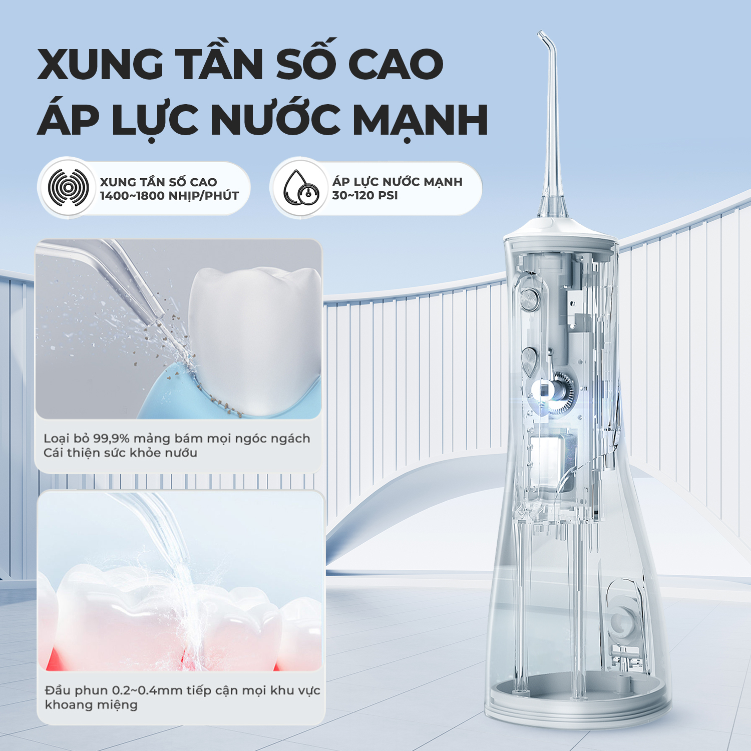 Combo chăm sóc răng miệng màu trắng