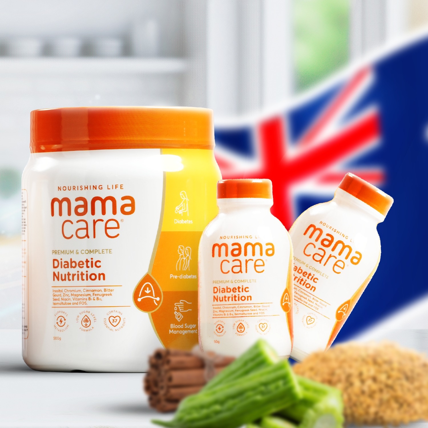 Sữa tiểu đường Mamacare Diabetic Nutrition 500g
