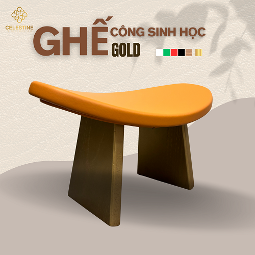 Ghế công sinh học GOLD với mê ngồi Microvibe - Phân phối chính hãng