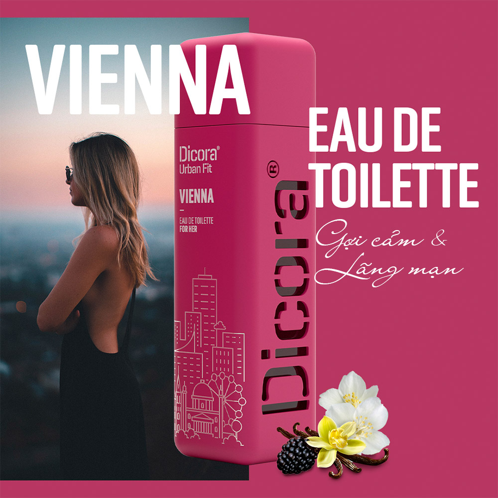Nước hoa Dicora Urban Fit Vienna - Dành Cho Nữ (30ml)