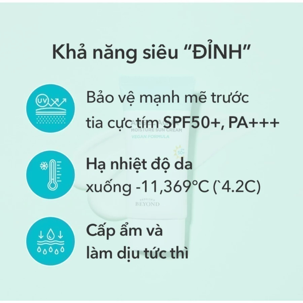 Bộ đôi kem chống nắng dưỡng ẩm Thuần chay BEYOND Angel Aqua Moisture Sun Cream-duoc-ban-tai-Siêu Thị Online