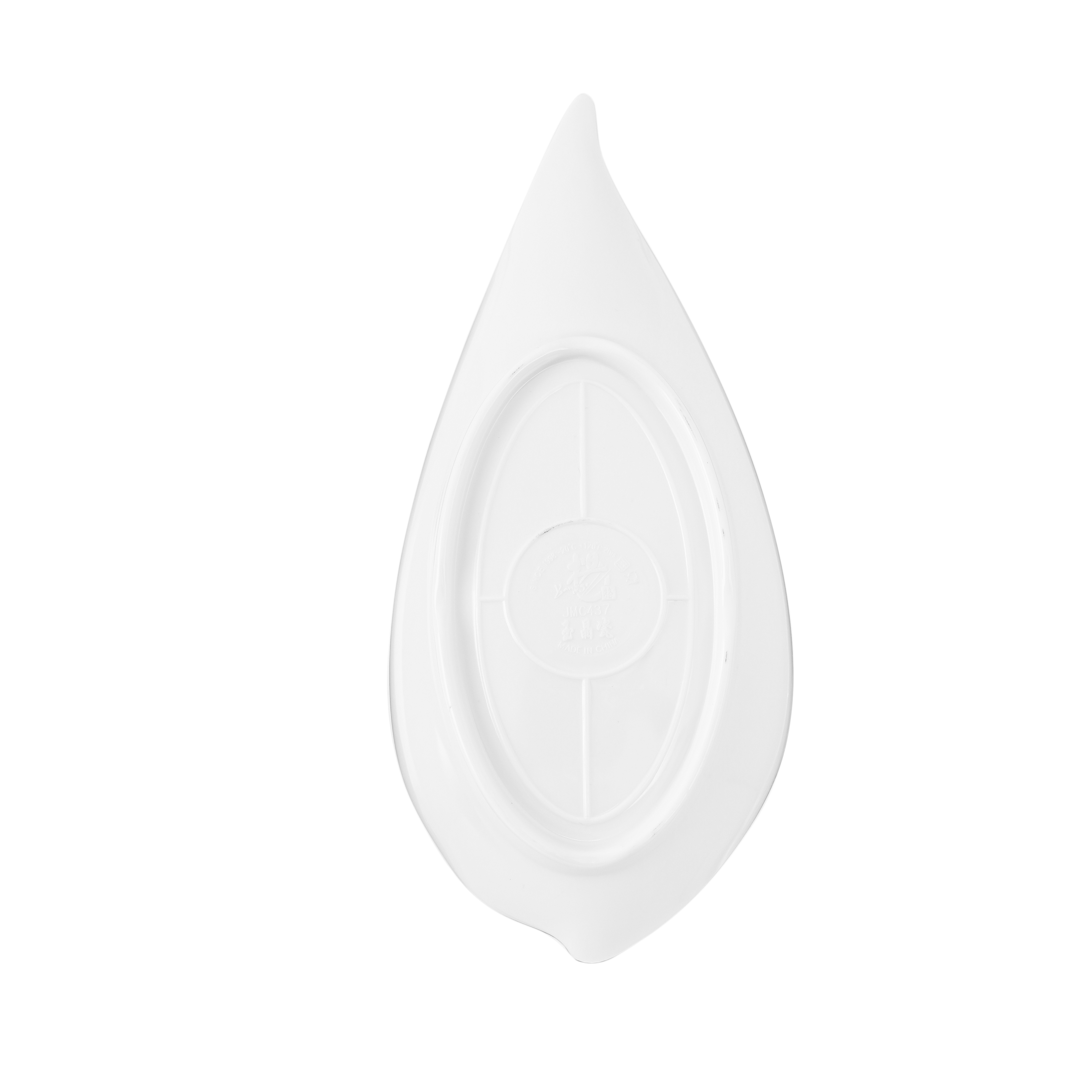 Dĩa Yangge trắng vân xanh kiểu lạ mắt Size 25.4cm_378047_JMC437-YHL
