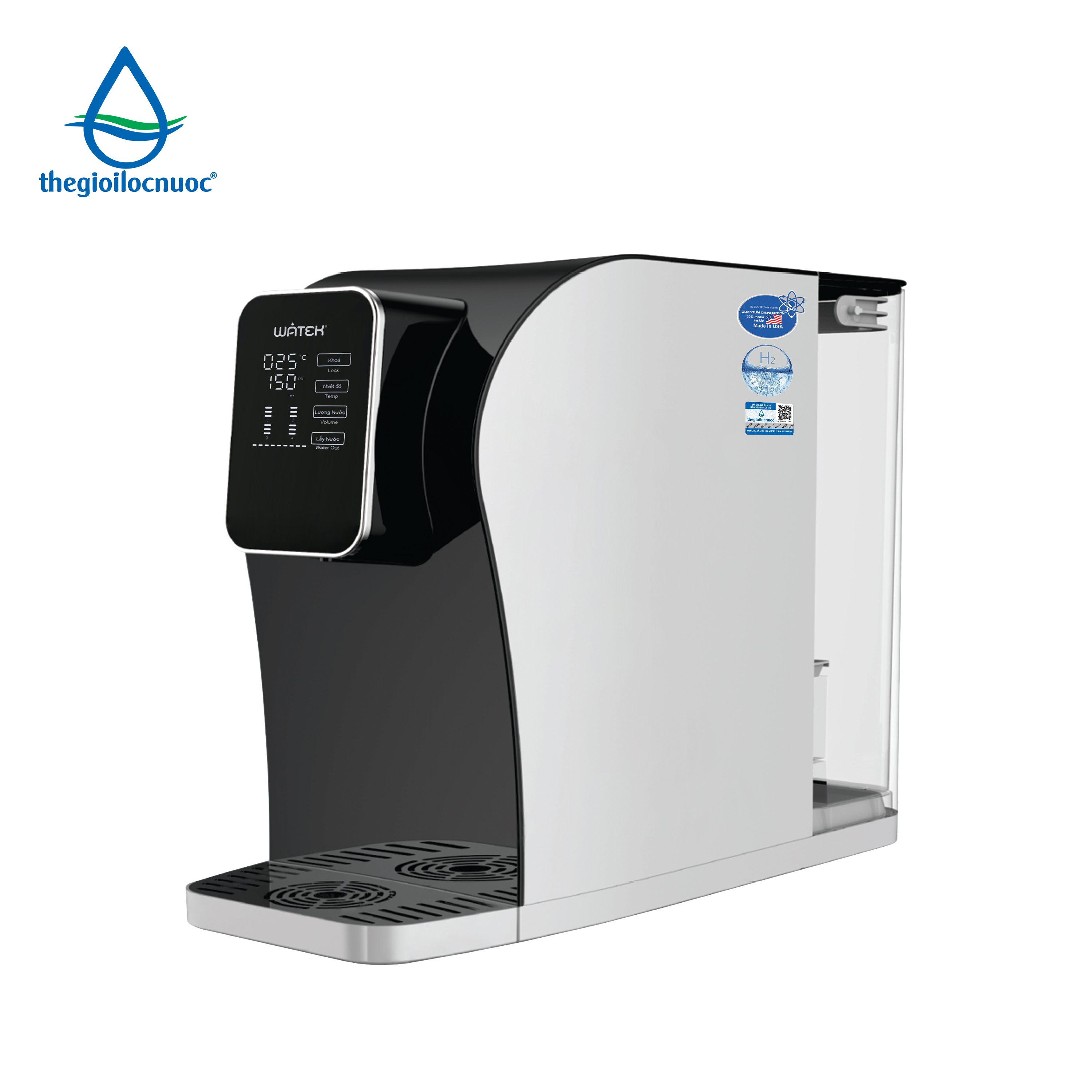 Máy lọc nước Watek nóng nhanh để bàn, model: WT-3C-RO