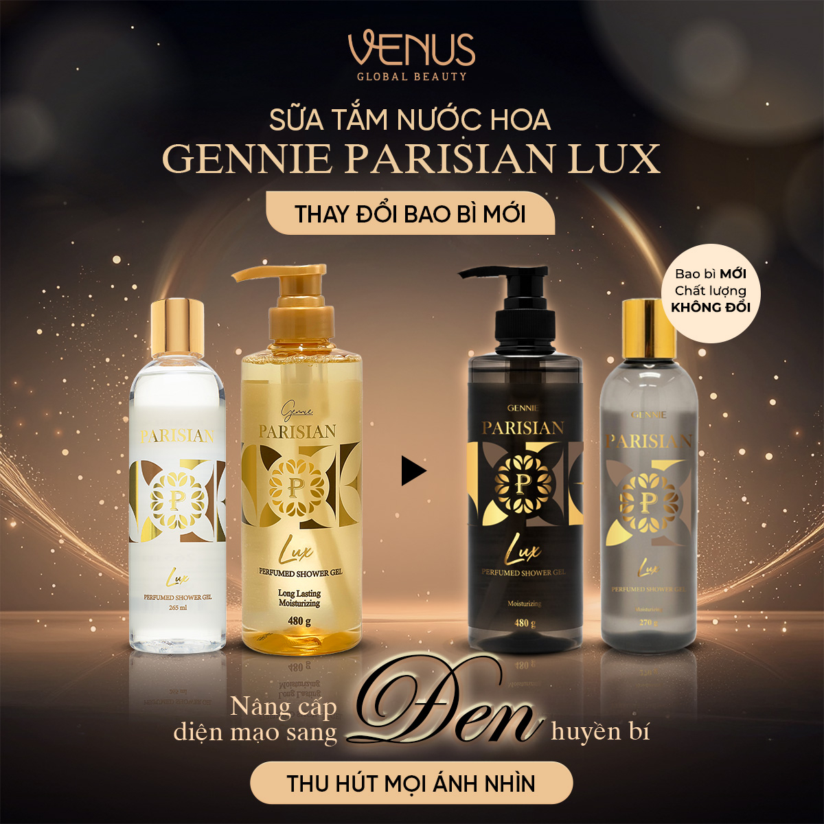 Sữa Tắm Nước Hoa Dưỡng Da Parisian Lux for Her 270g