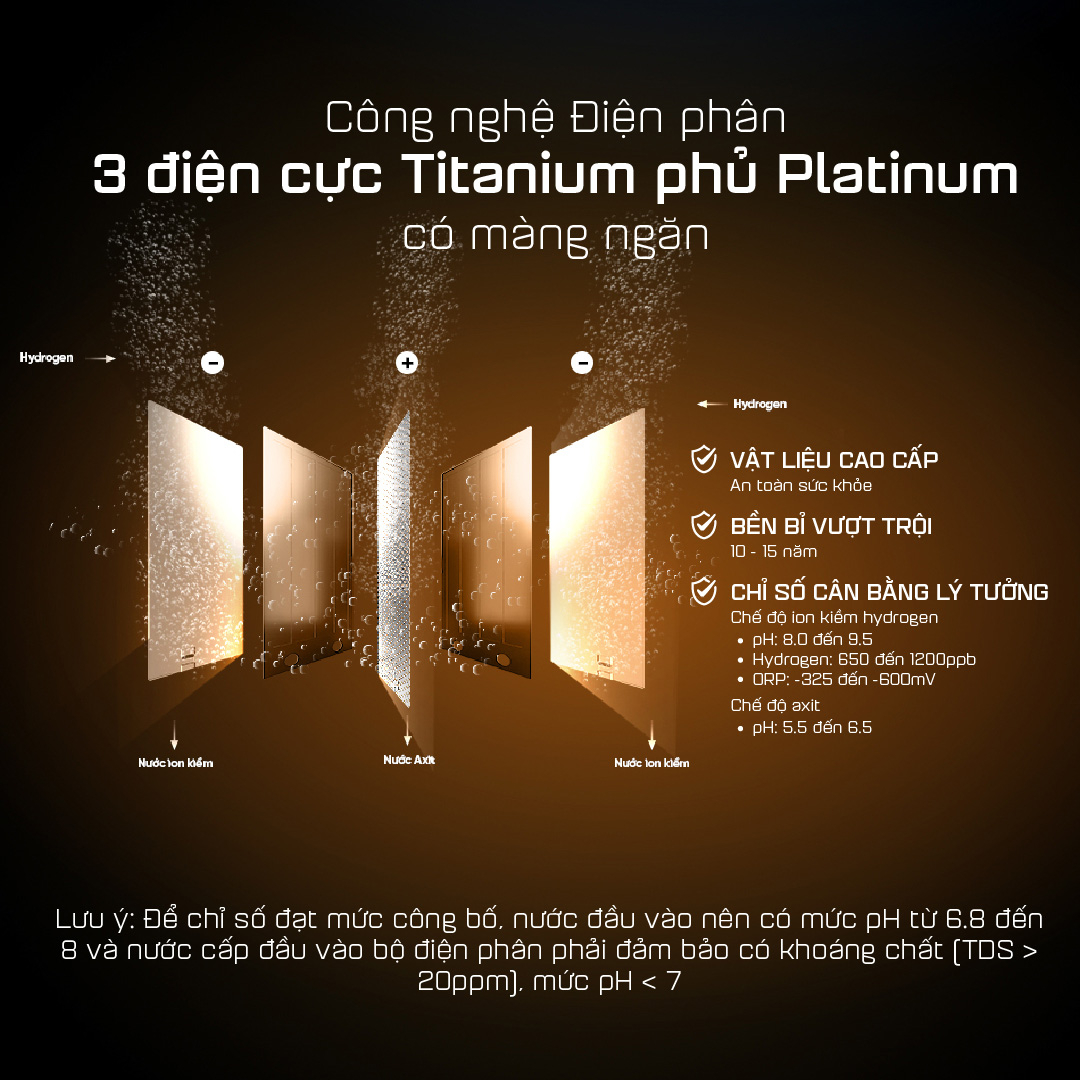Máy điện giải ion kiềm Hydrogen Mutosi MD-T168 - 5