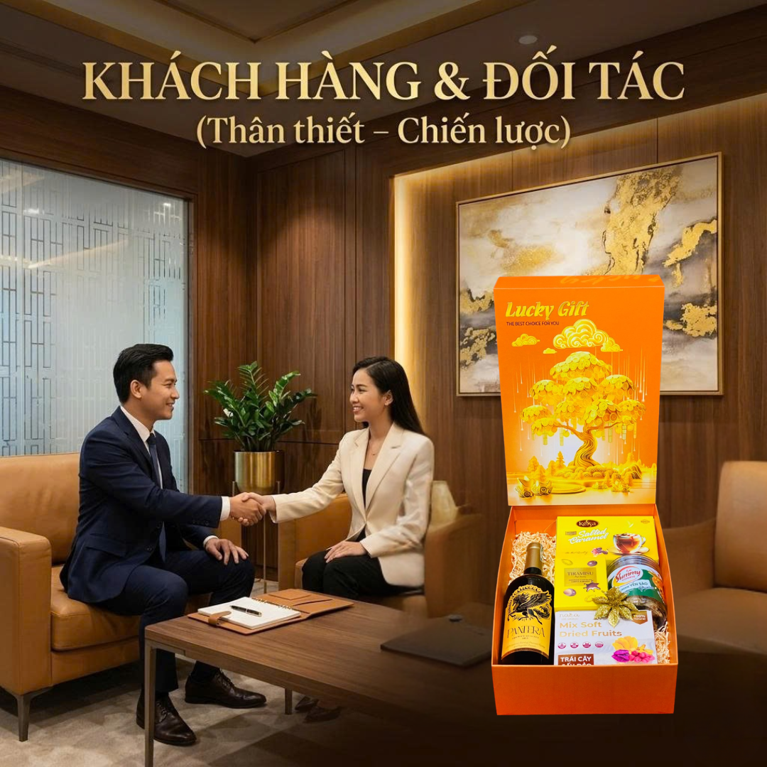 Quà Tặng Đối Tác Kim Ngọc Phú Quý – Quà Tặng Doanh Nghiệp, Gia Đình Sang Trọng (Kèm Túi Cao Cấp)