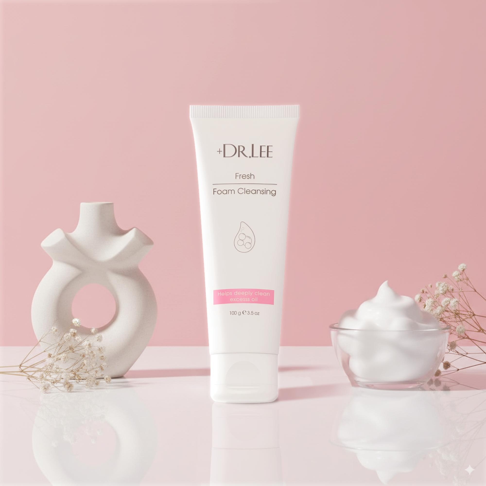 Sữa rửa mặt +Dr.lee hỗ trợ làm sạch sâu & dưỡng ẩm da 100g - Fresh Foam Cleansing - 5