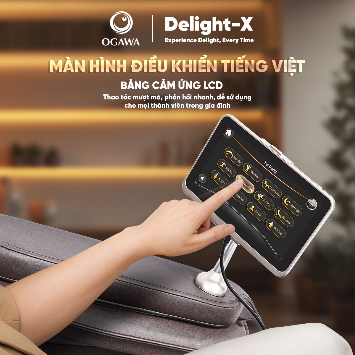 Ghế massage Delight X, hiệu Ogawa (OGVN-5574)